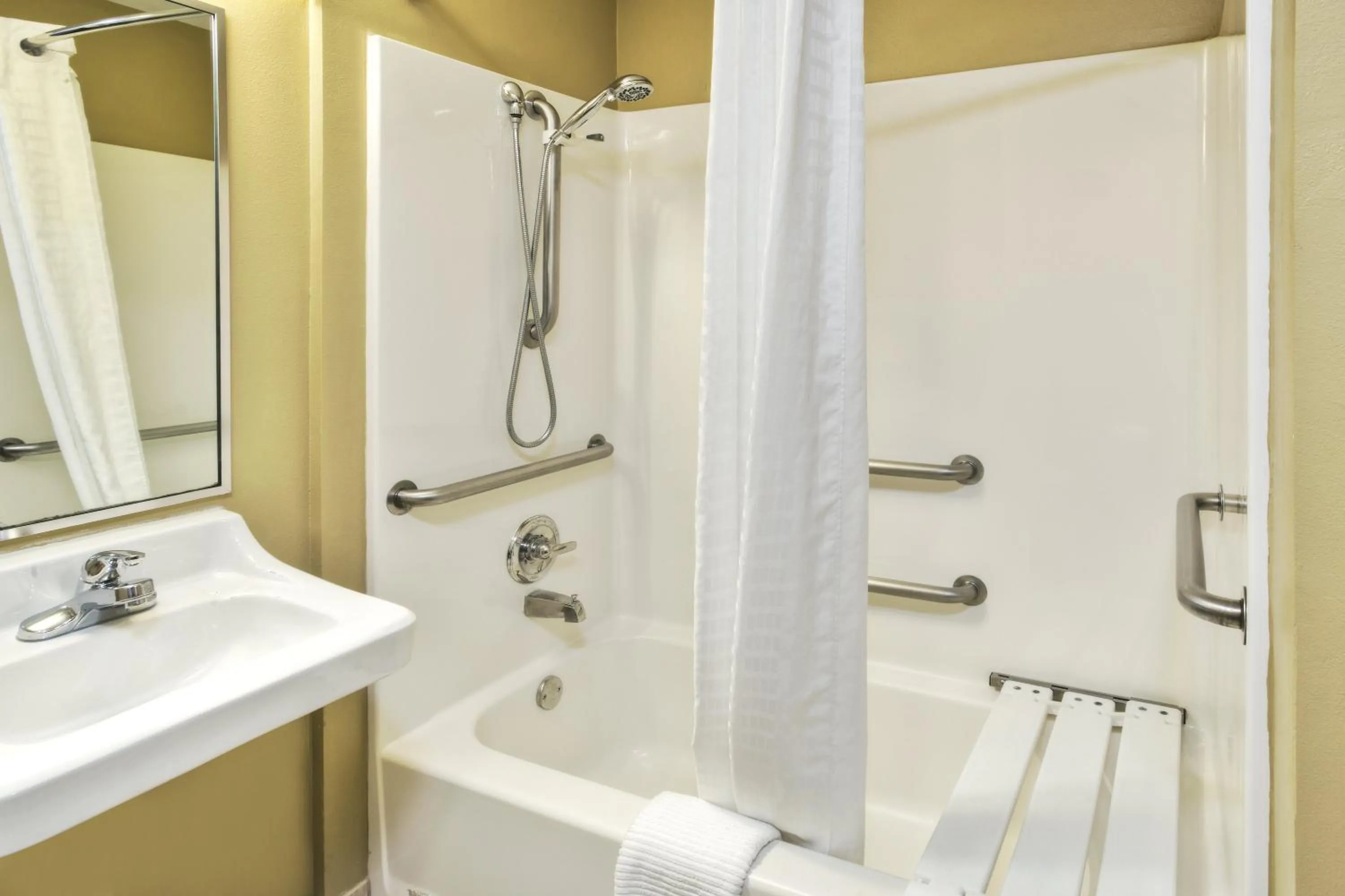 Bathroom in Candlewood Suites Killeen - Fort Hood Area by IHG