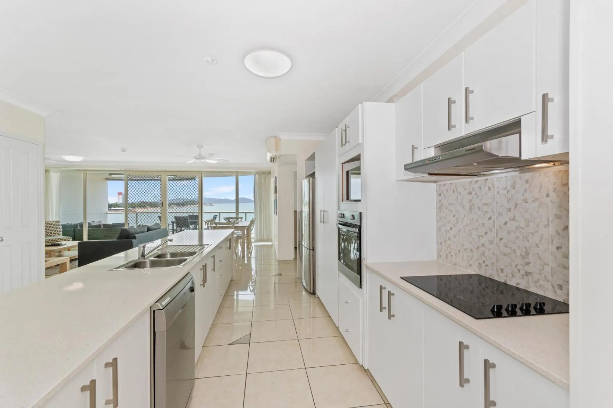 kitchen in Mariners North Holiday Apartments