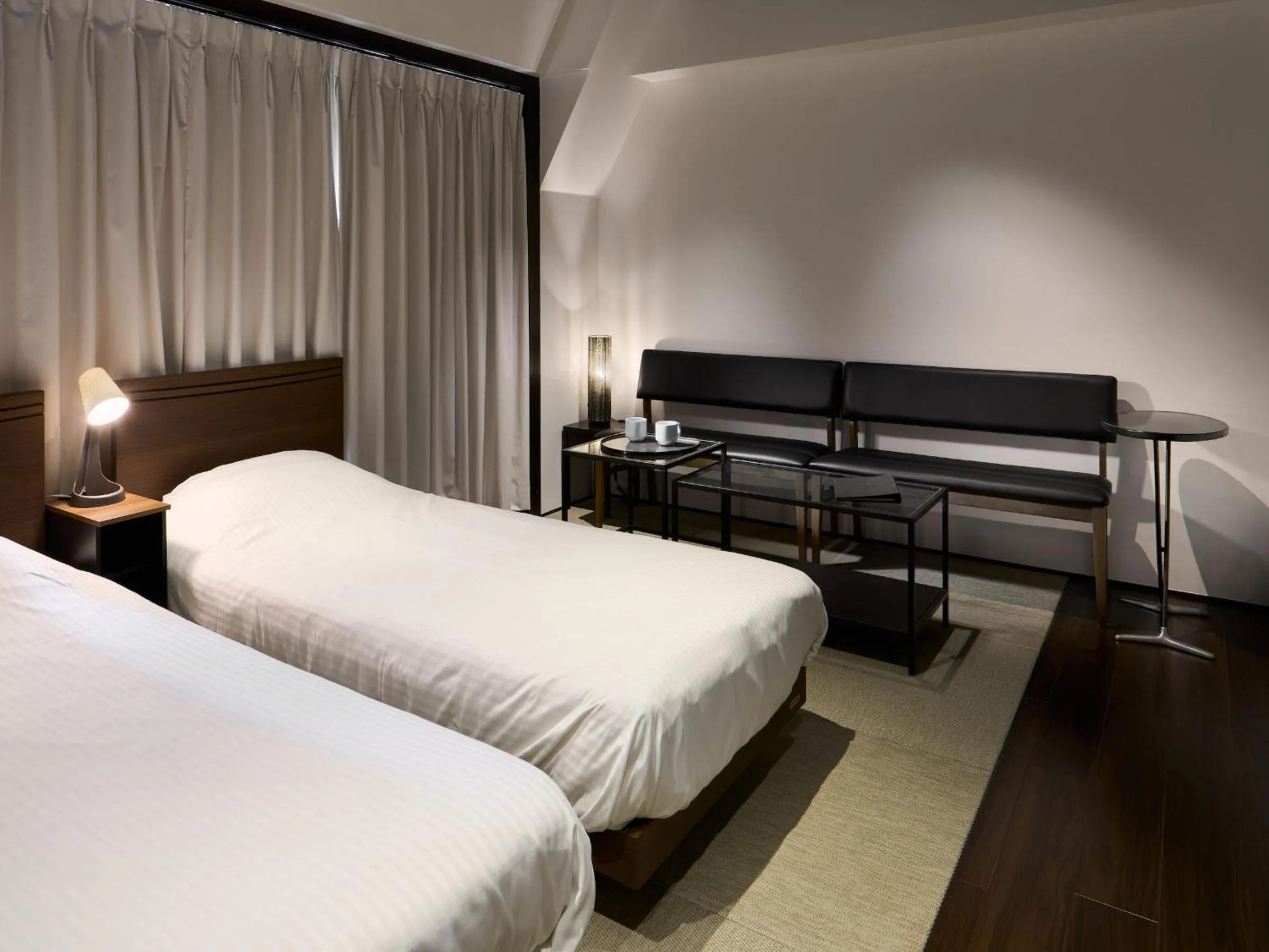 Photo of the whole room, Bed in Shinjuku City Hotel N.U.T.S Tokyo