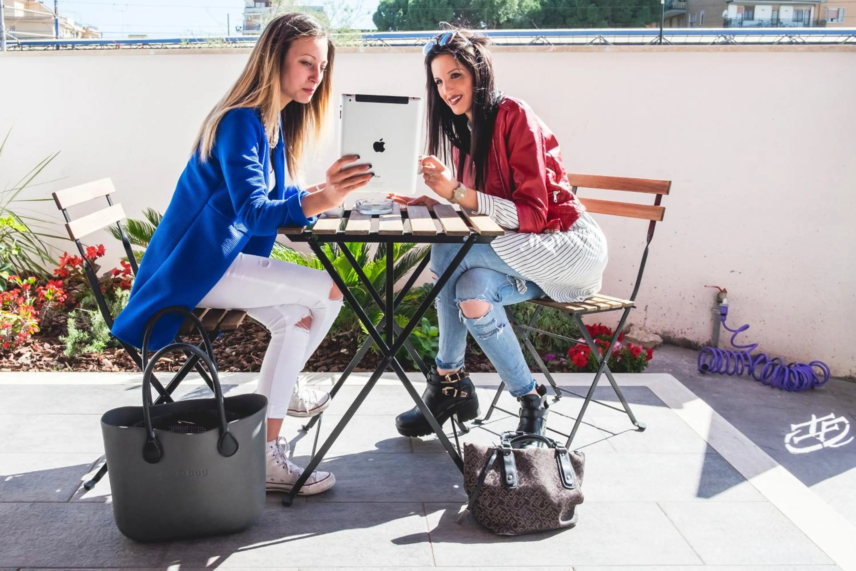 Patio in Guest House Roma Express