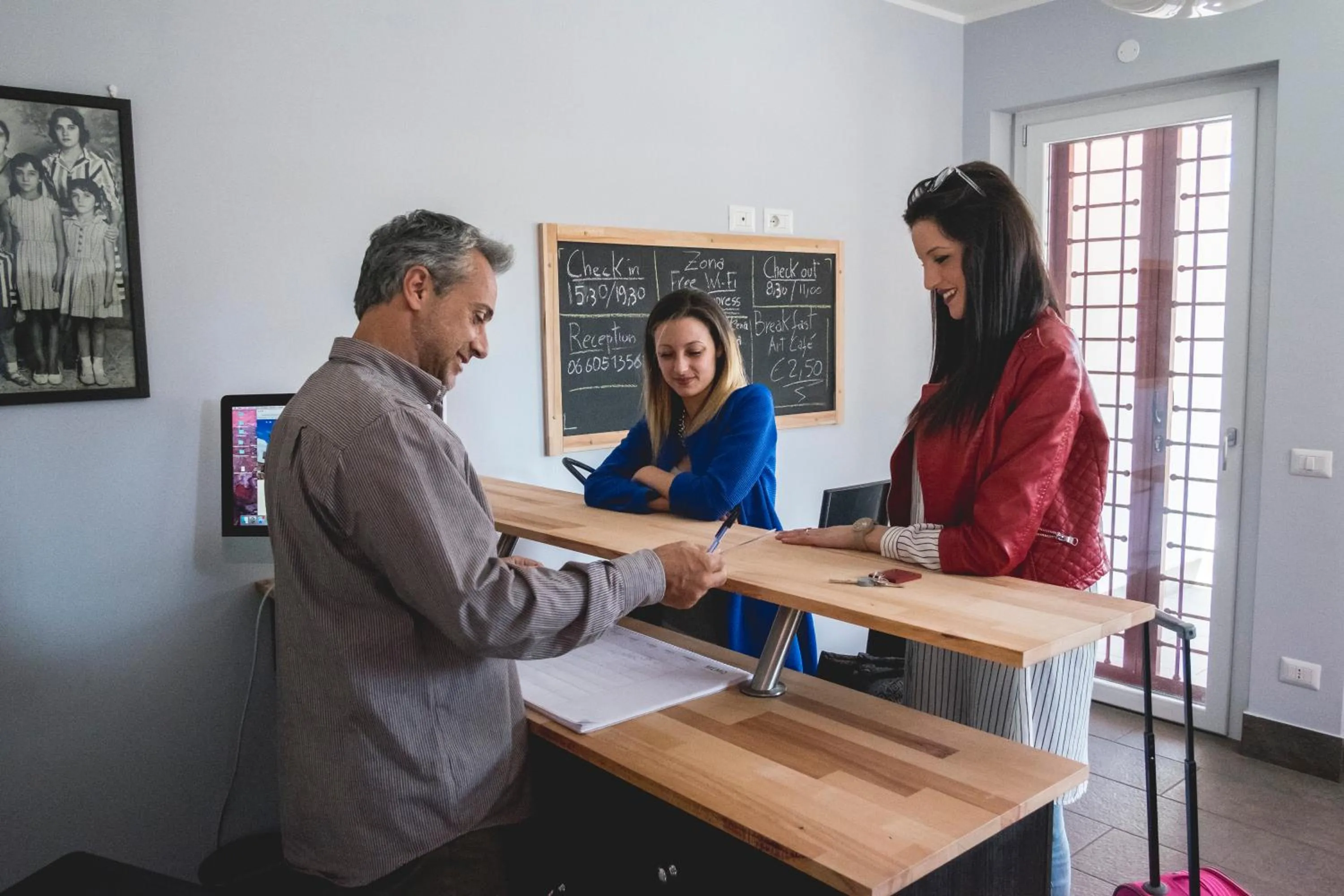 Staff in Guest House Roma Express