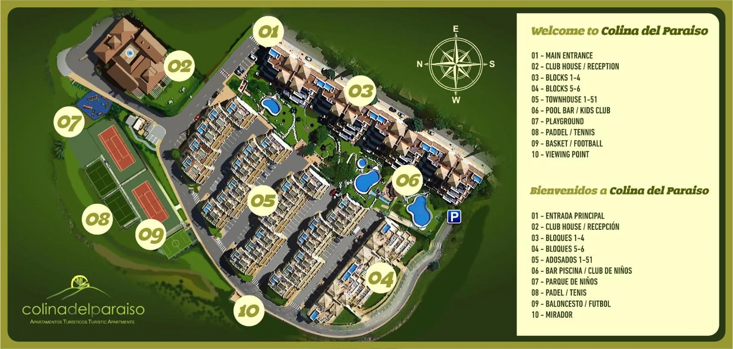 Floor plan in Colina del Paraiso