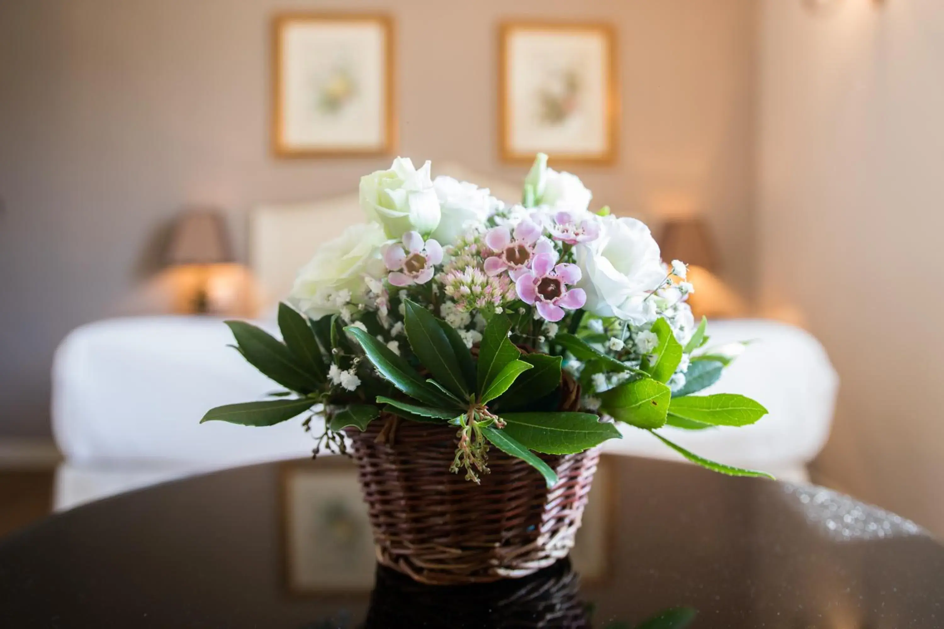 Decorative detail, Bed in Hotel Du Midi Decorative detail, Bed in Hotel Du Midi