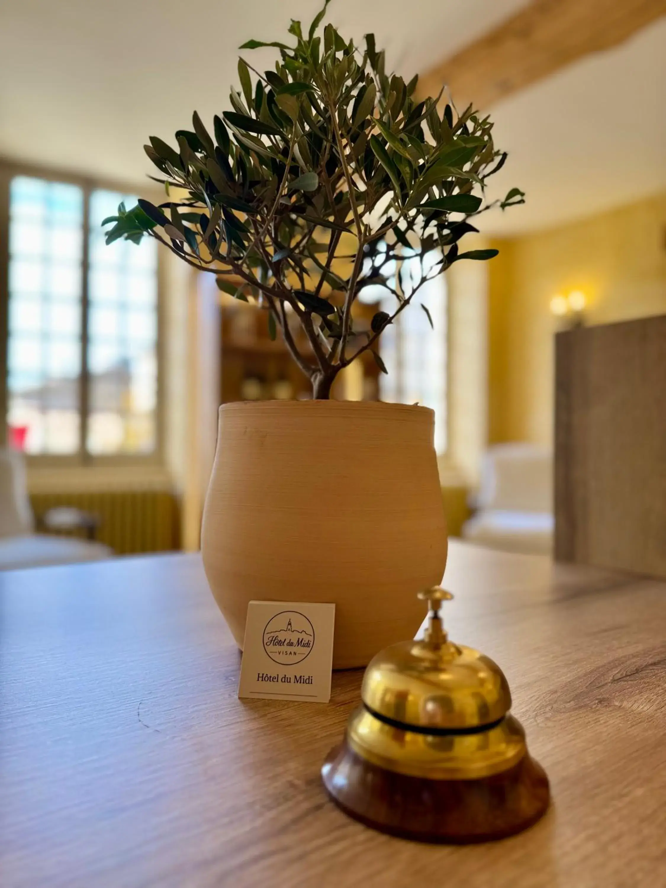 Lobby or reception in Hotel Du Midi Lobby or reception in Hotel Du Midi