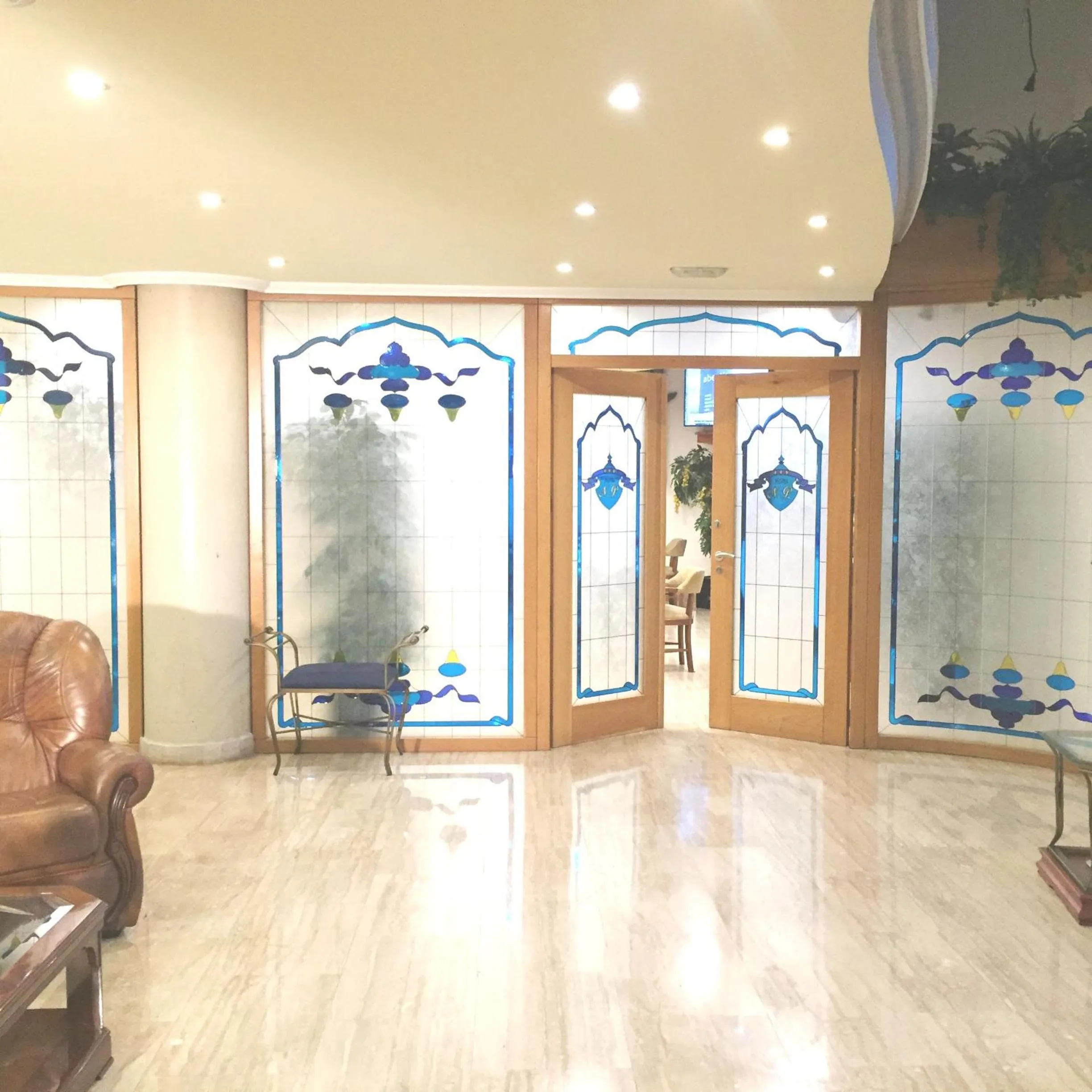 Lobby or reception in Hotel Nueva Plaza