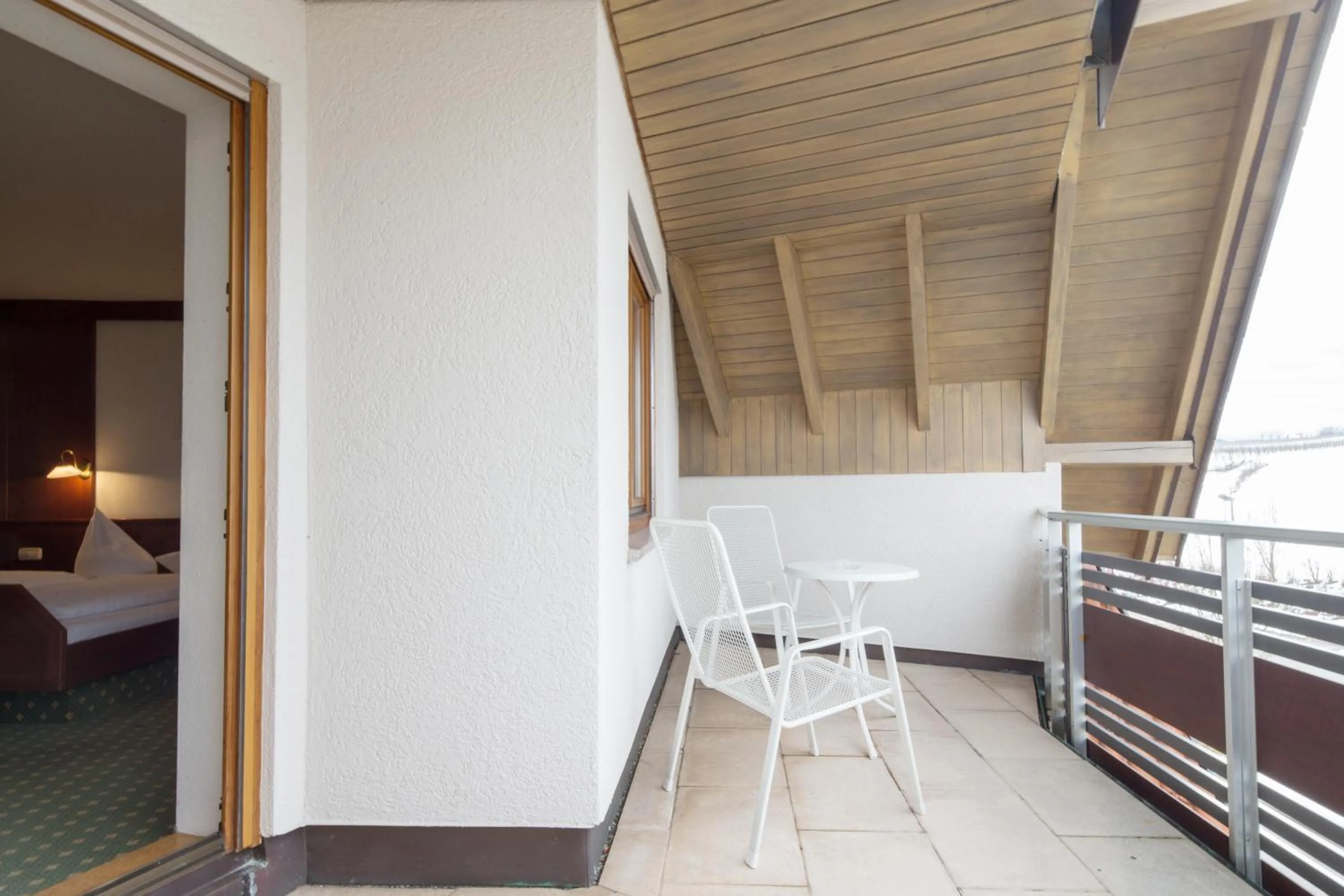 View (from property/room), Bed in Hotel Restaurant JÄGERHAUS