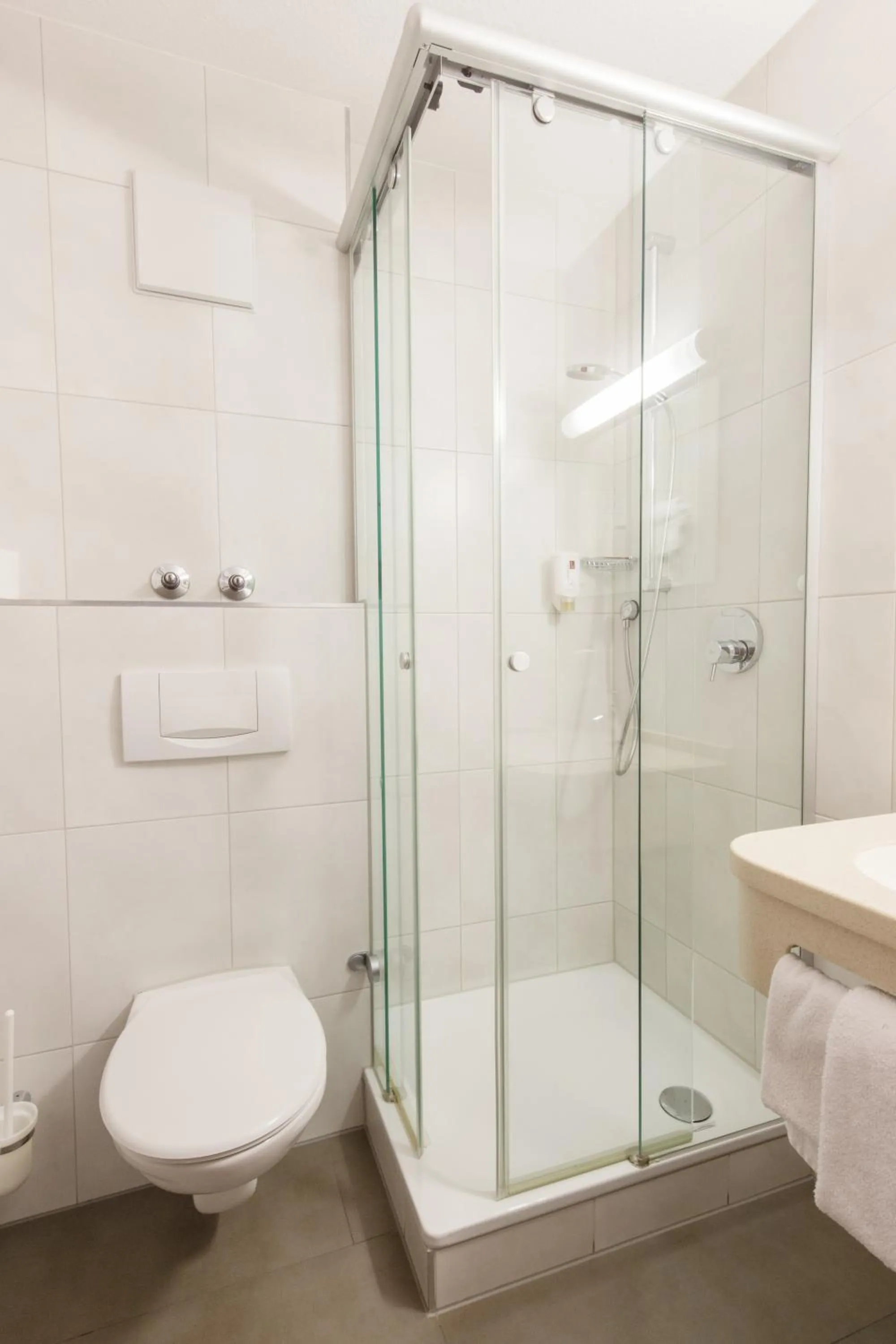 Shower in Hotel Restaurant JÄGERHAUS