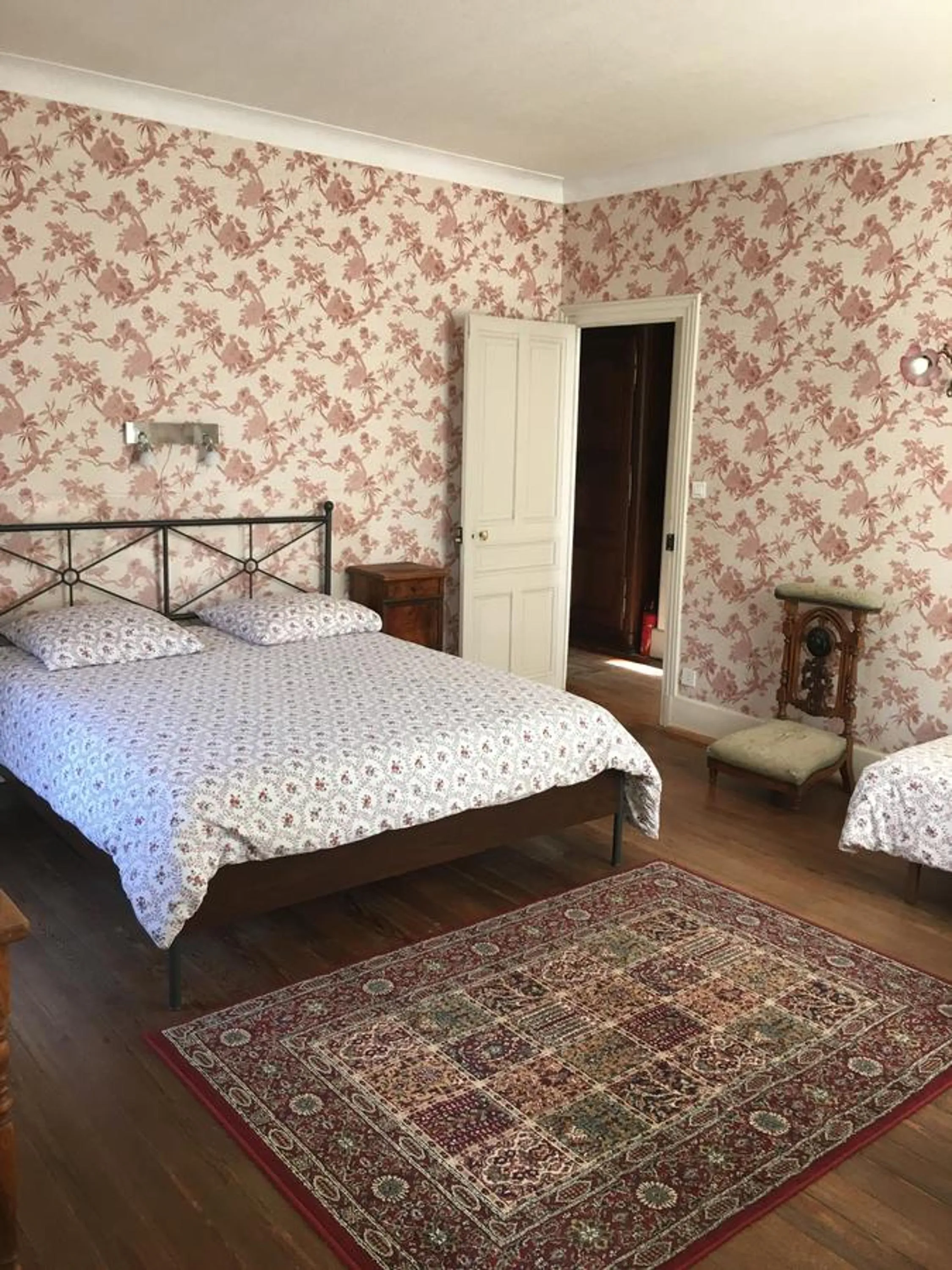 Decorative detail, Bed in Domaine du Valromey