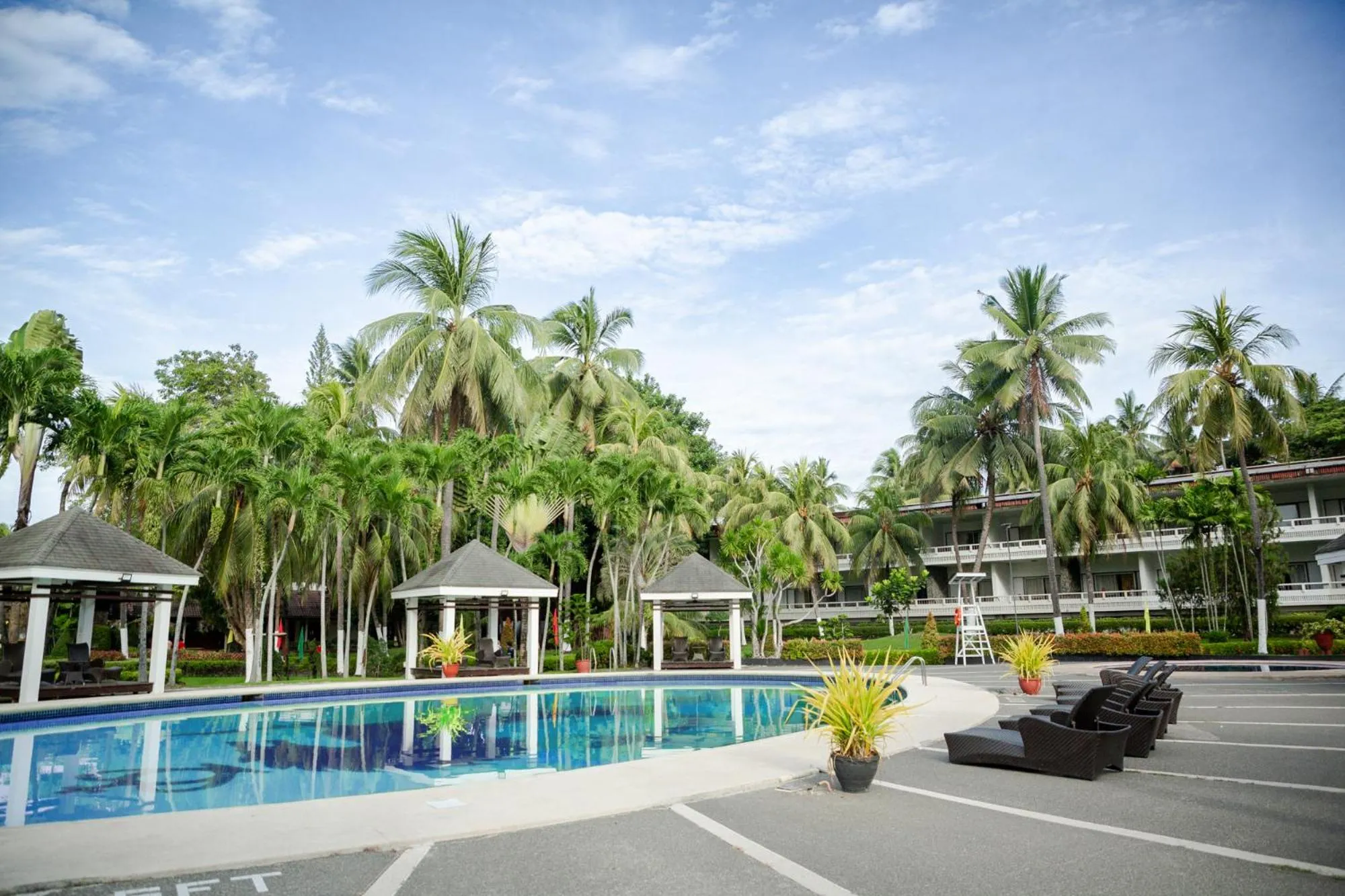 Pool view in Waterfront Insular Hotel Davao