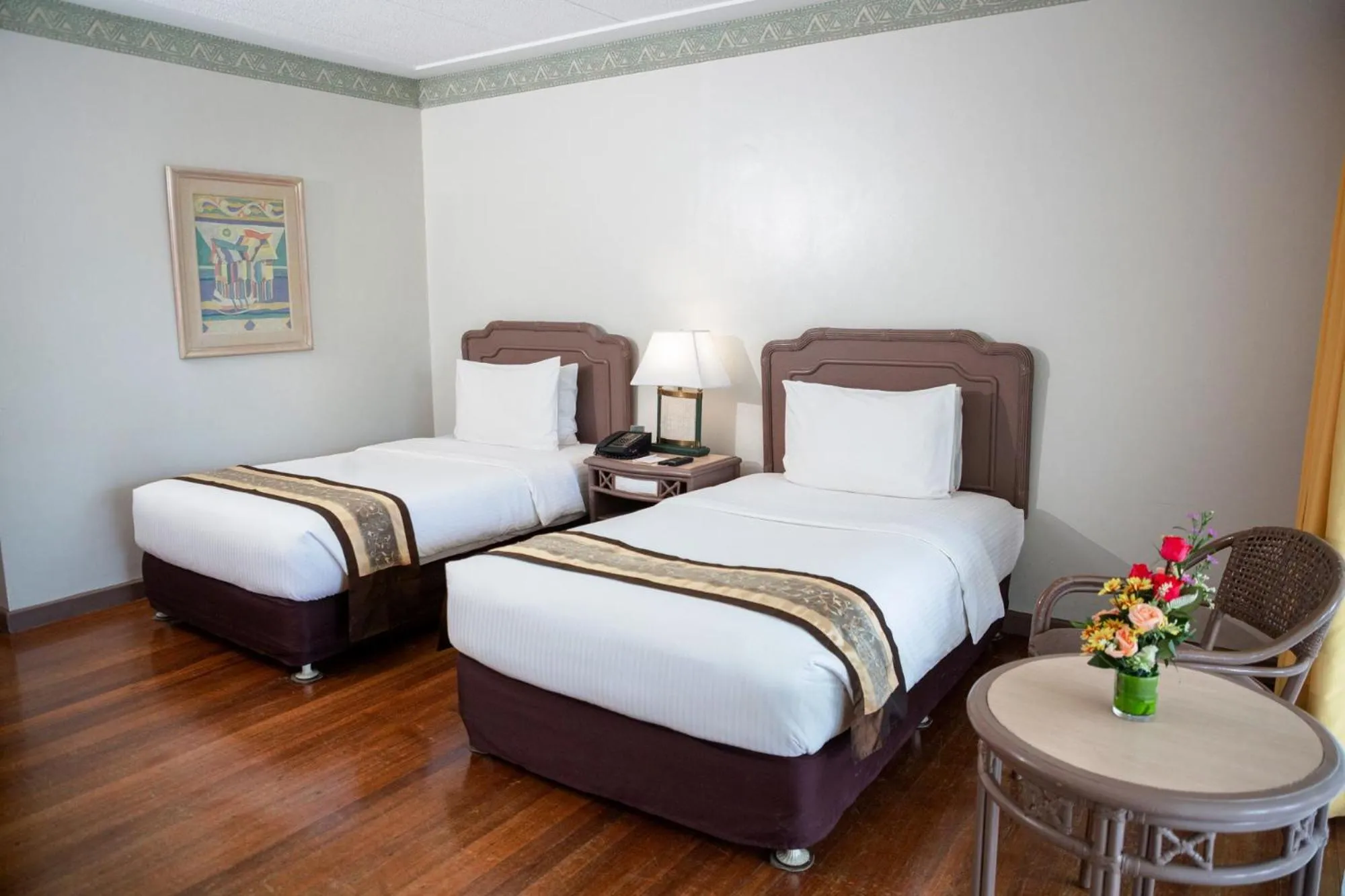 Bed in Waterfront Insular Hotel Davao