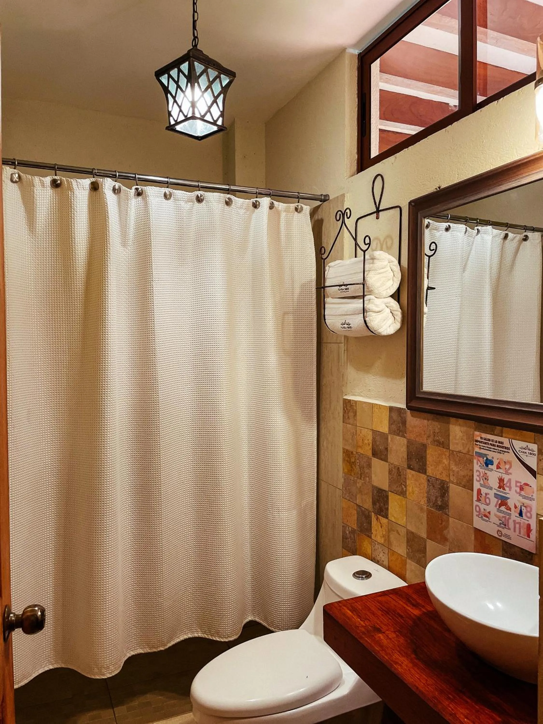 Bathroom in Casa 1800 Suchitoto Boutique