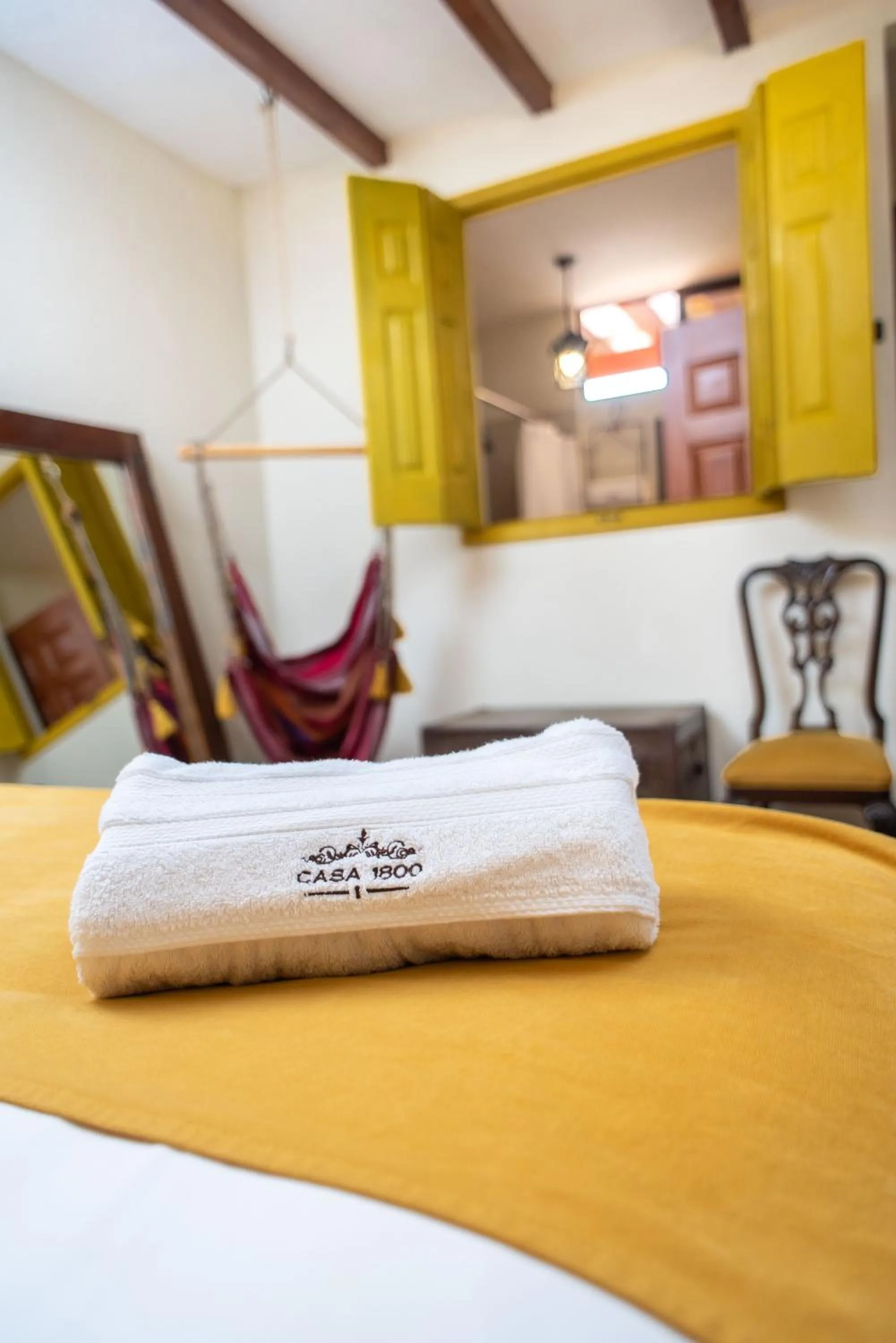 Bedroom, Bed in Casa 1800 Suchitoto Boutique