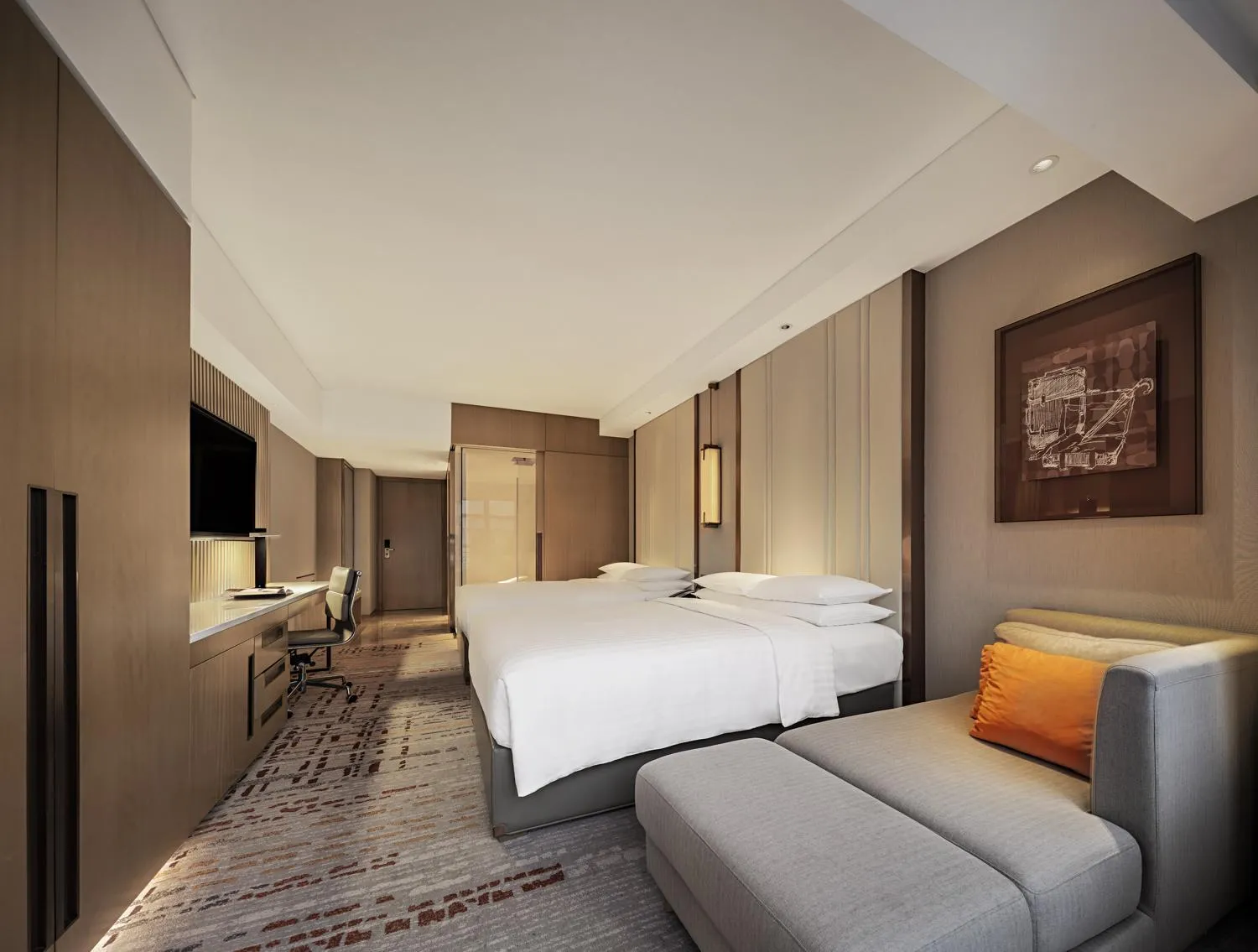 Bed in Renaissance Shanghai Hongqiao