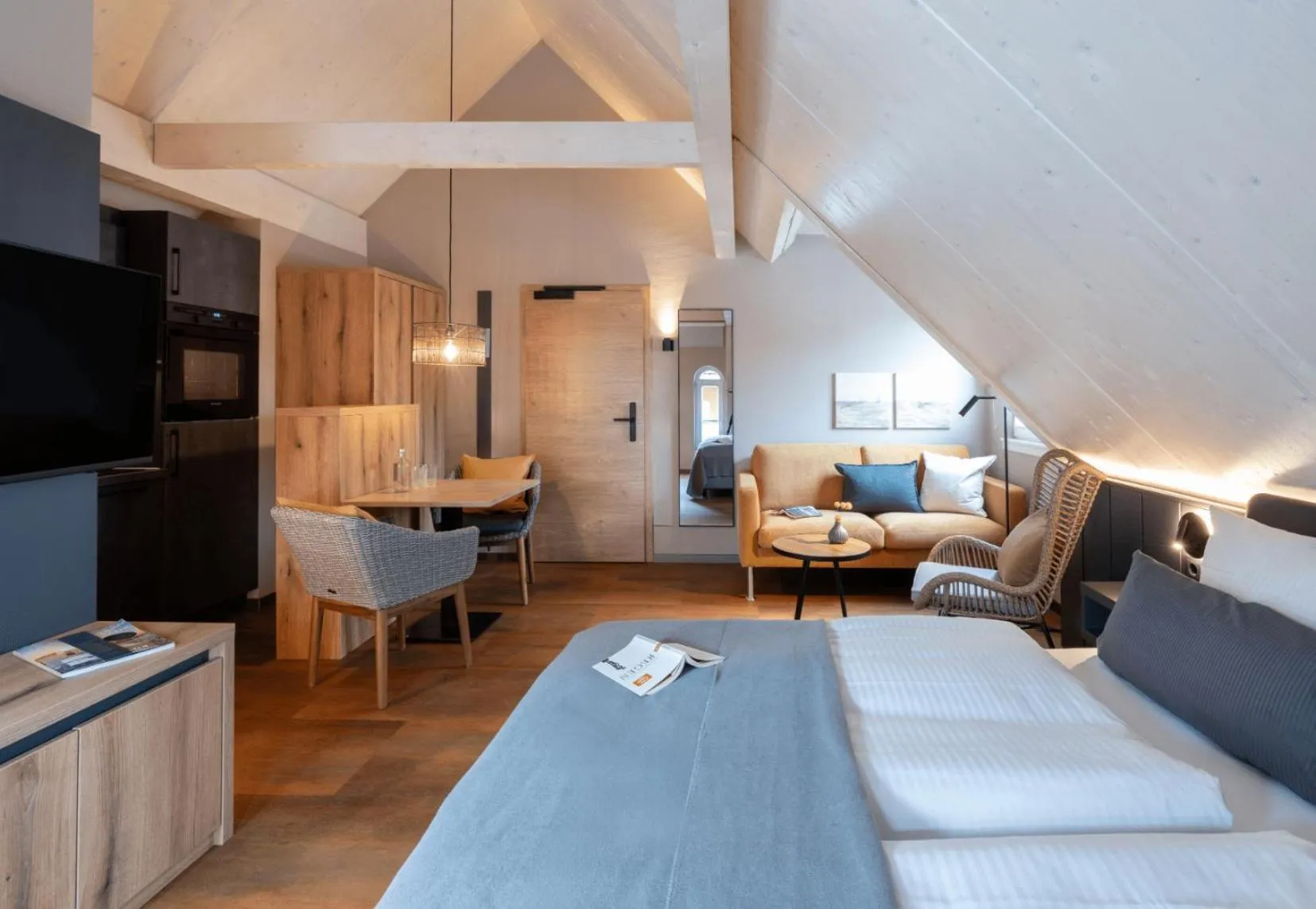 Bed in Arthotel Bakker