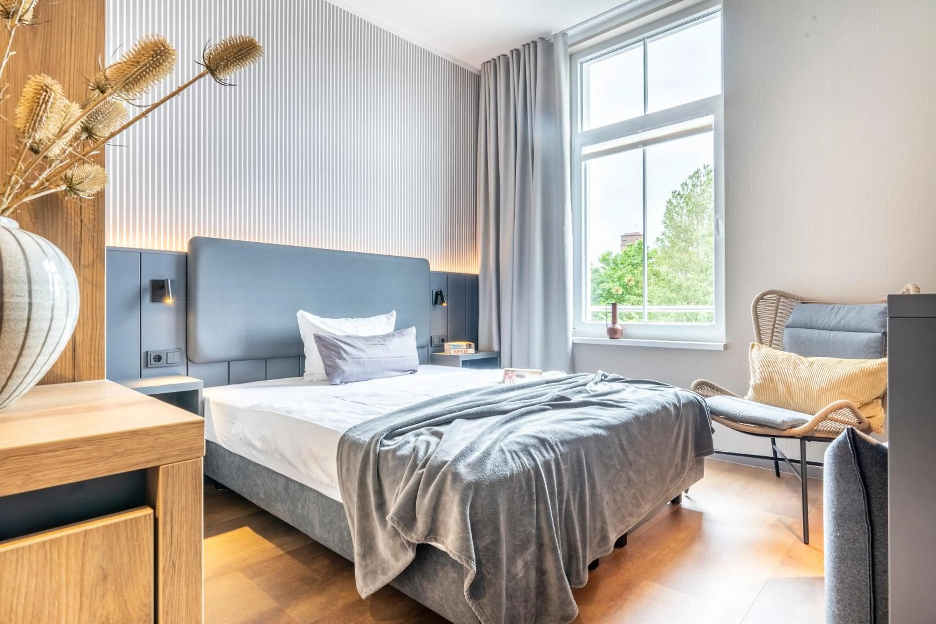 Bed in Arthotel Bakker