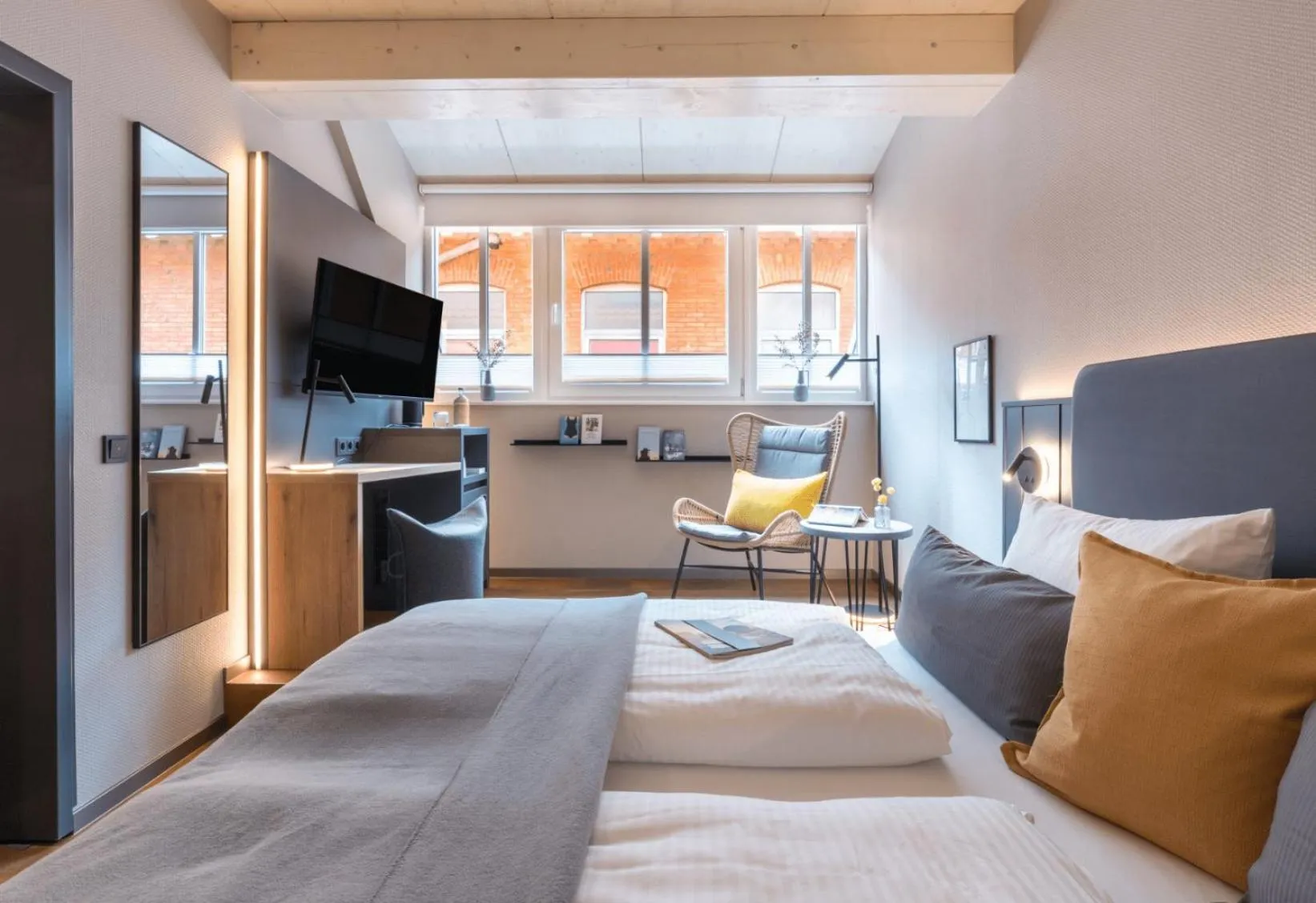 Bed in Arthotel Bakker