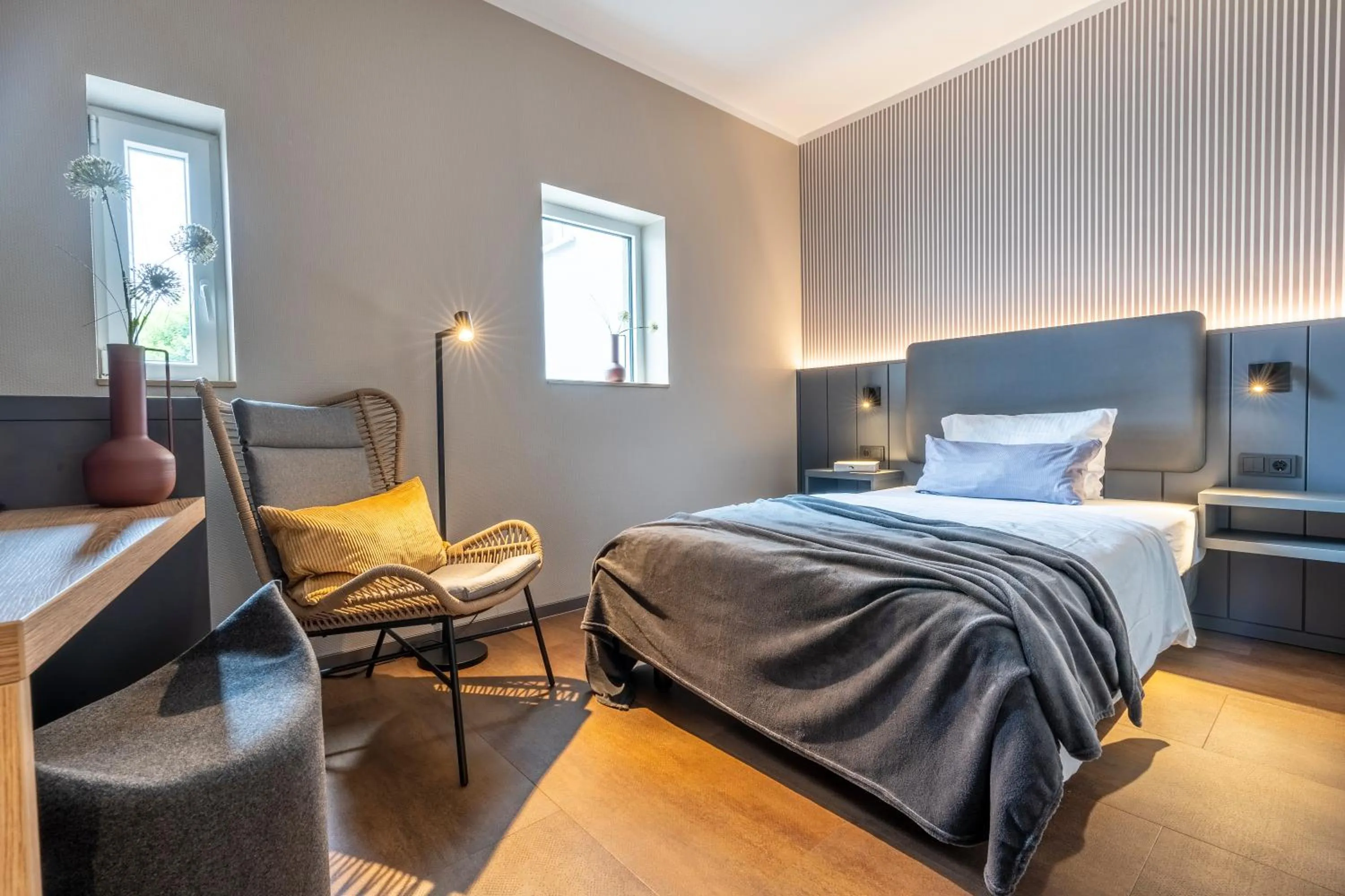 Bed in Arthotel Bakker