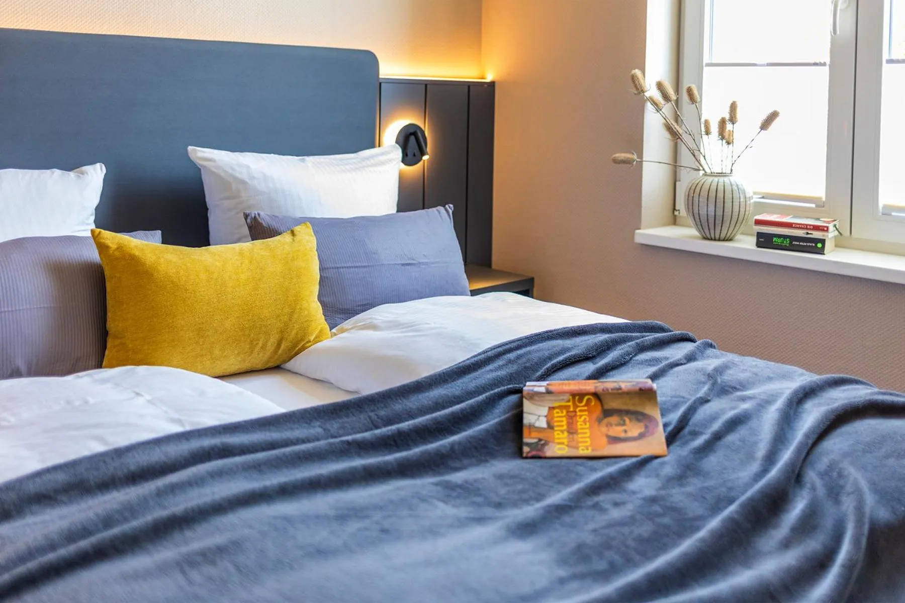 Bed in Arthotel Bakker