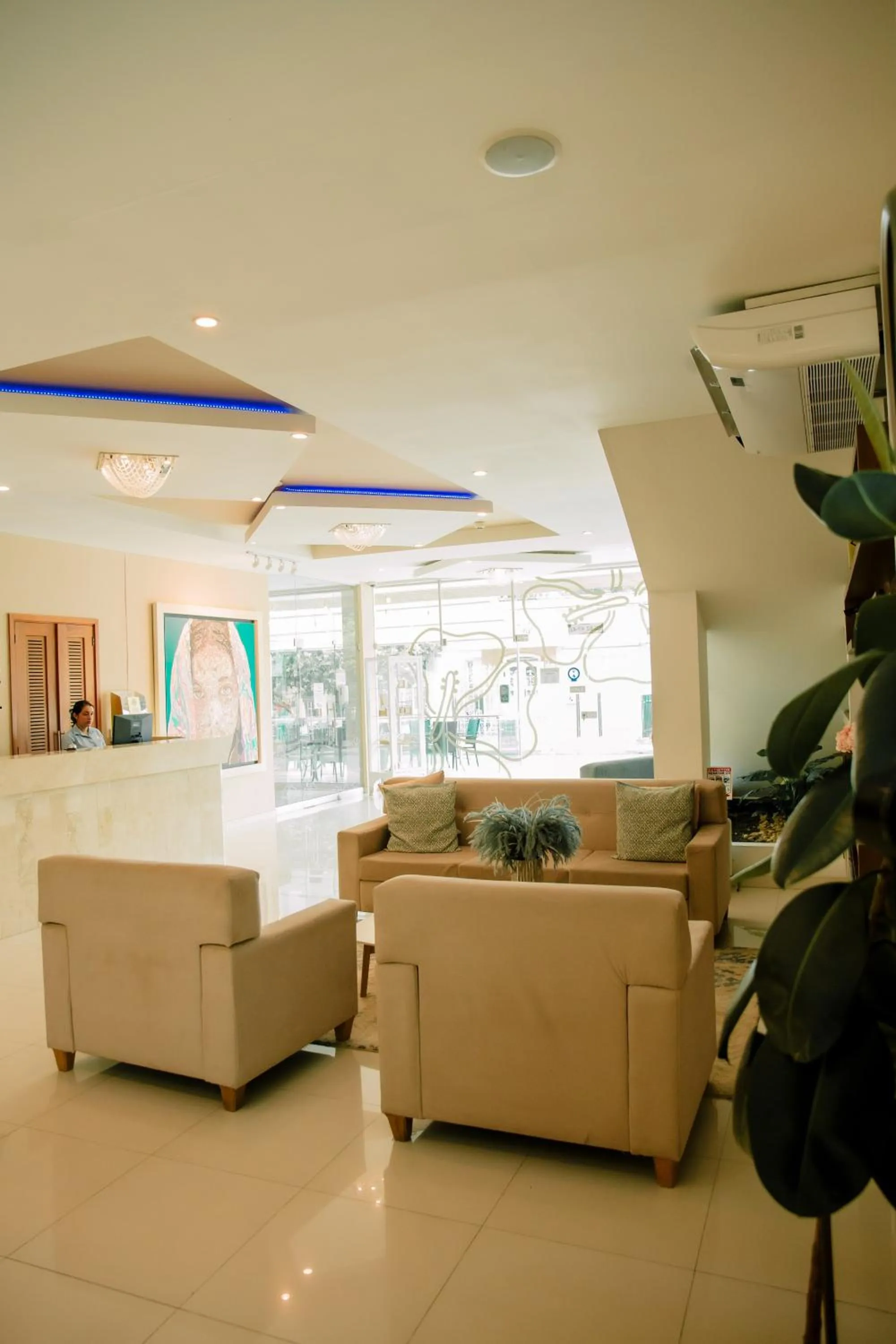 Lobby or reception in Hotel Parque Del Sol