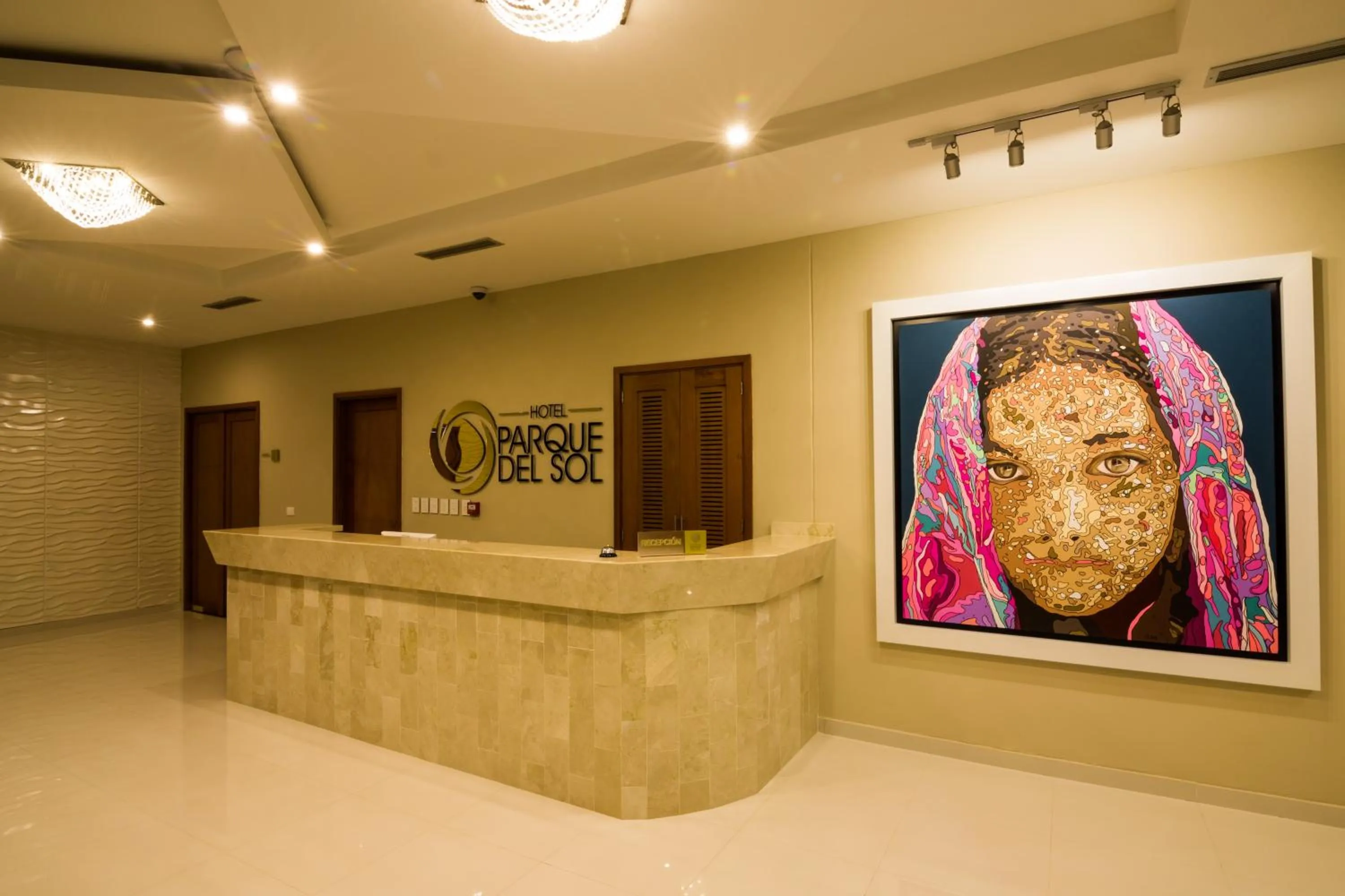 Lobby or reception in Hotel Parque Del Sol