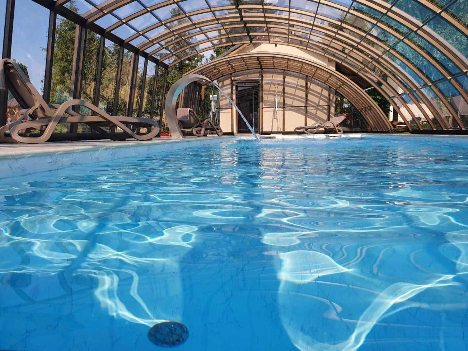 Pool view in Osada Koszałkowo Wieżyca