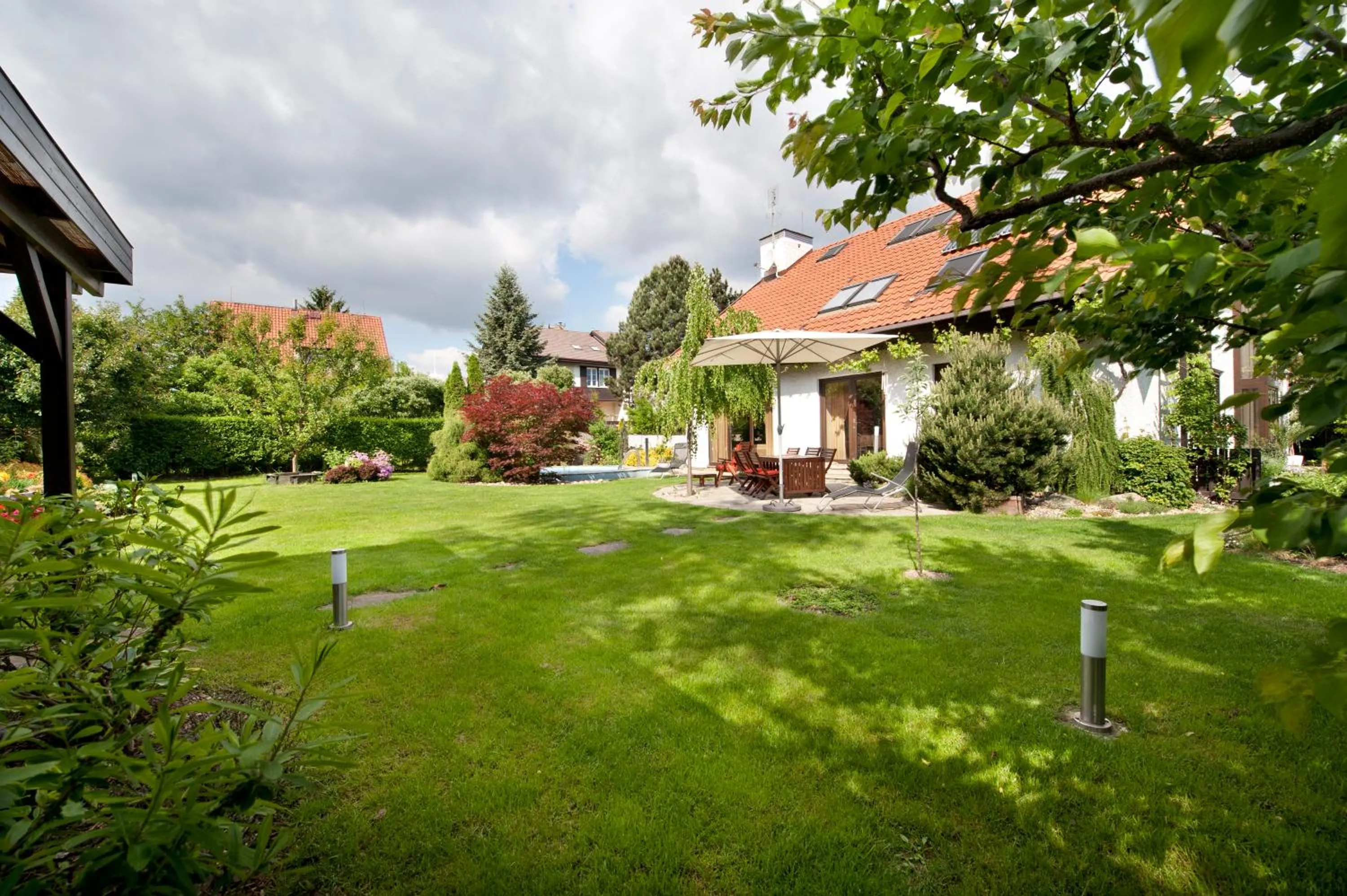 Garden in A. V. Pension Praha