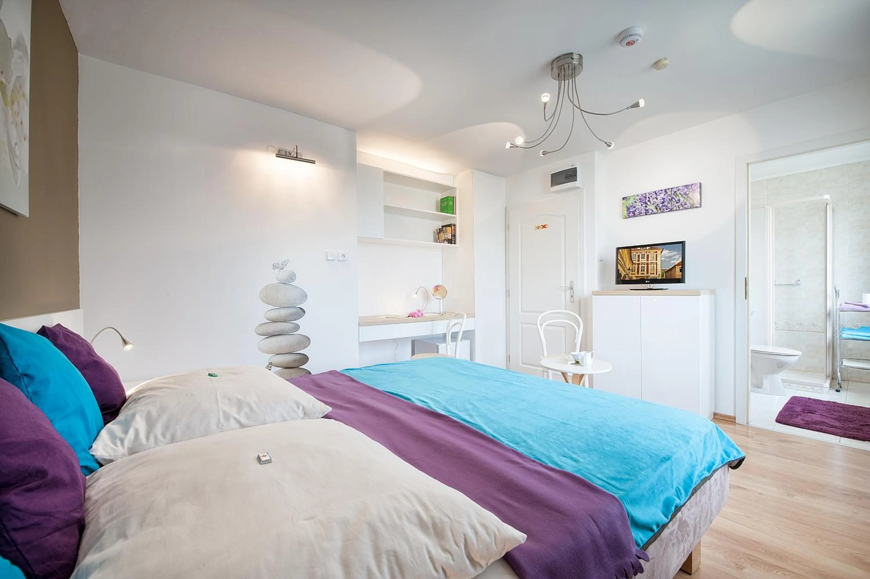 Bed in A. V. Pension Praha