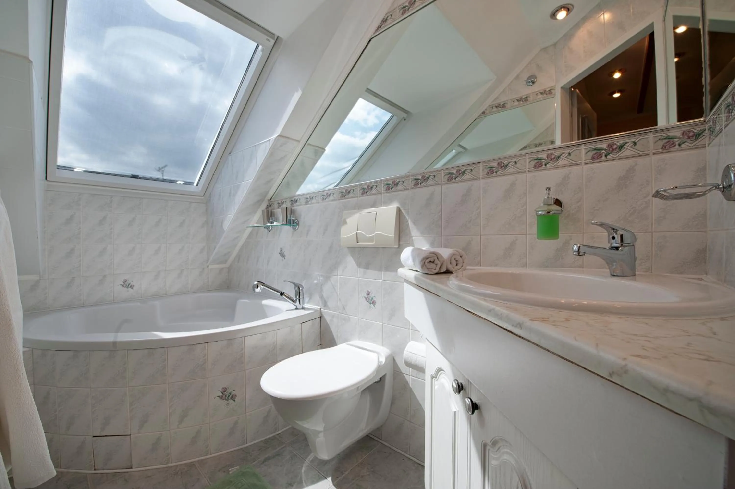 Bathroom in A. V. Pension Praha