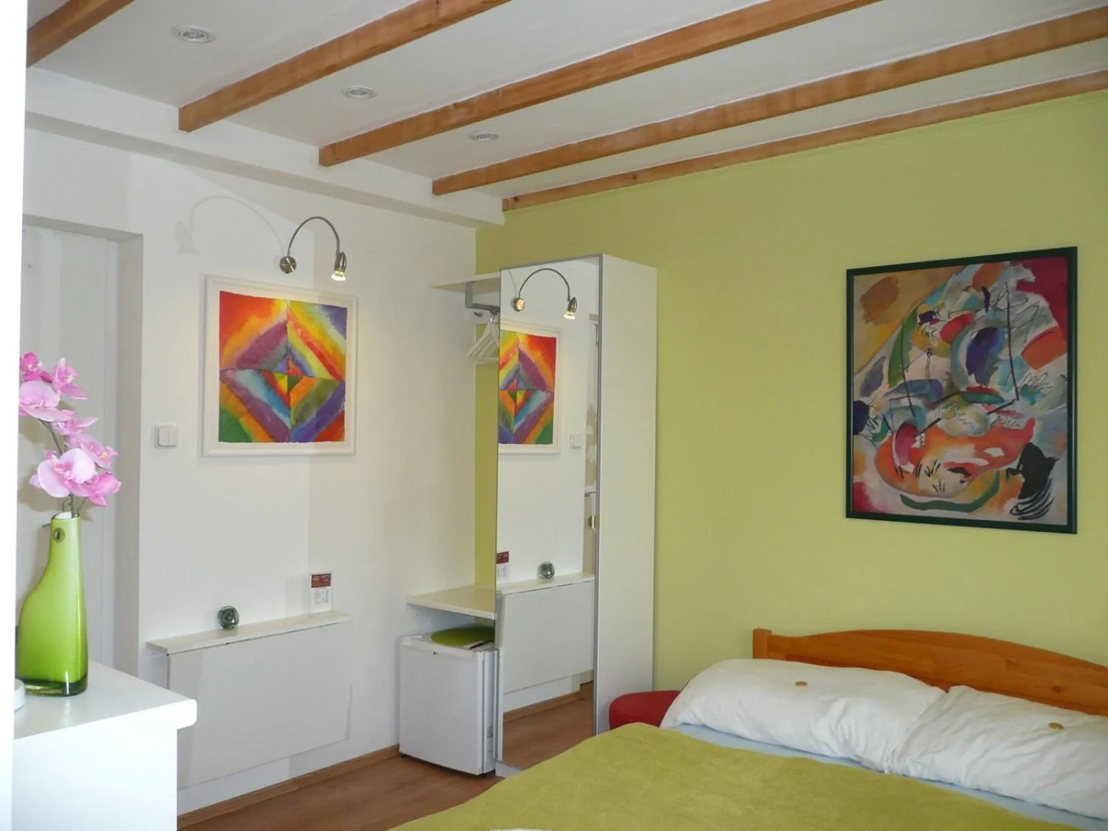 Bedroom, Bed in A. V. Pension Praha