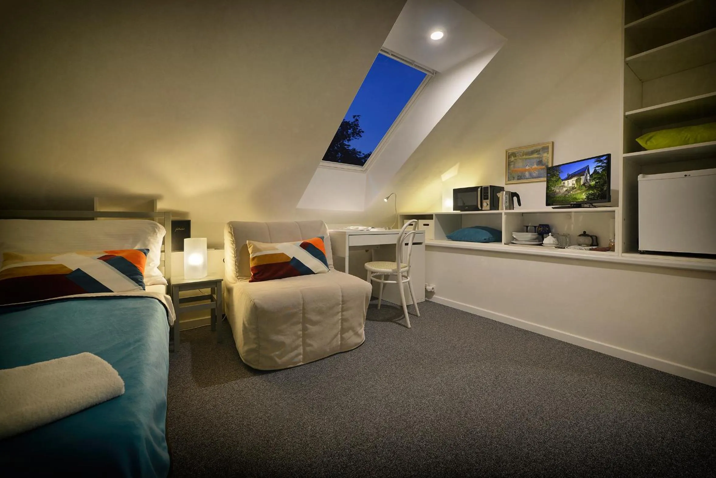 Bed in A. V. Pension Praha