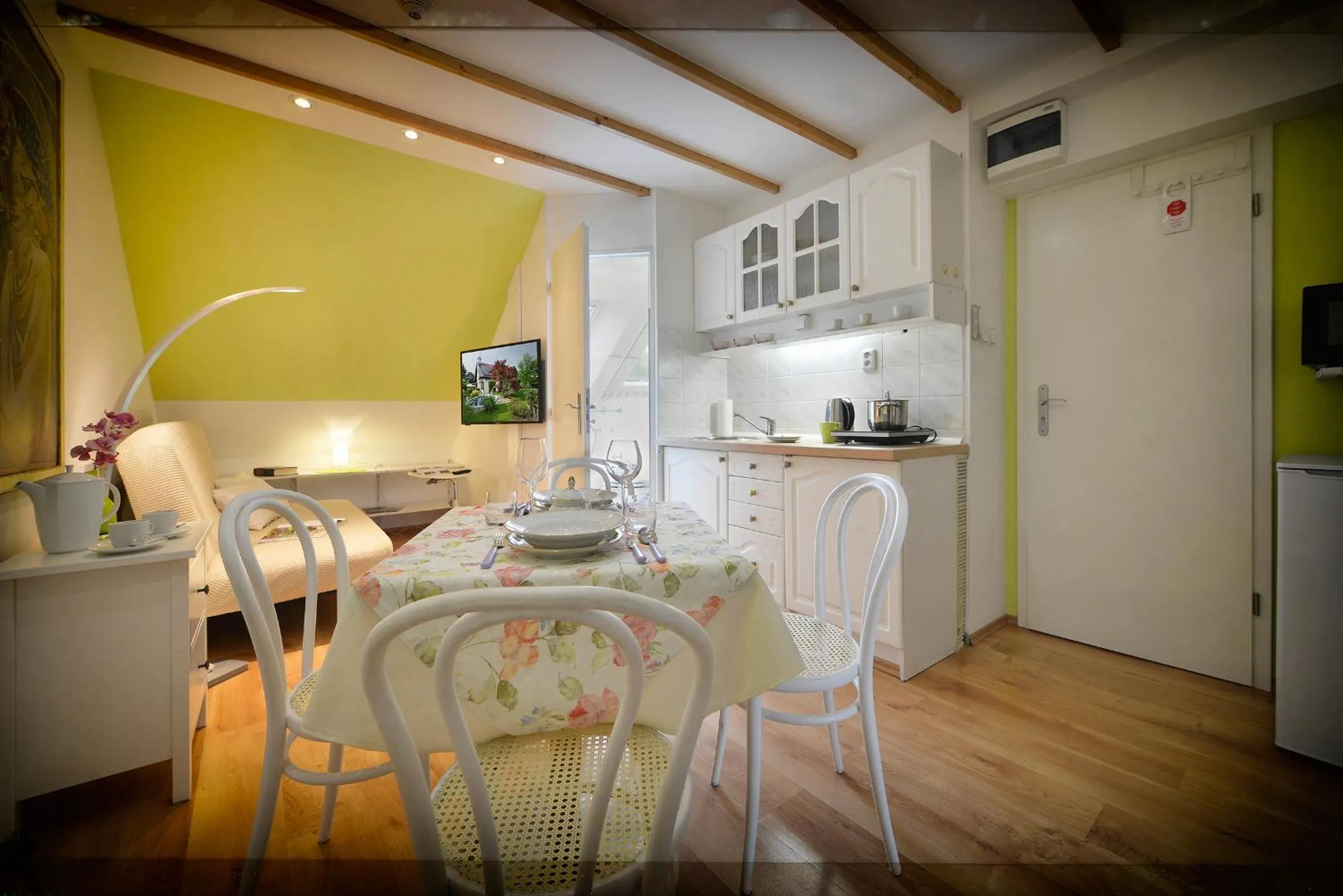 Kitchen or kitchenette in A. V. Pension Praha