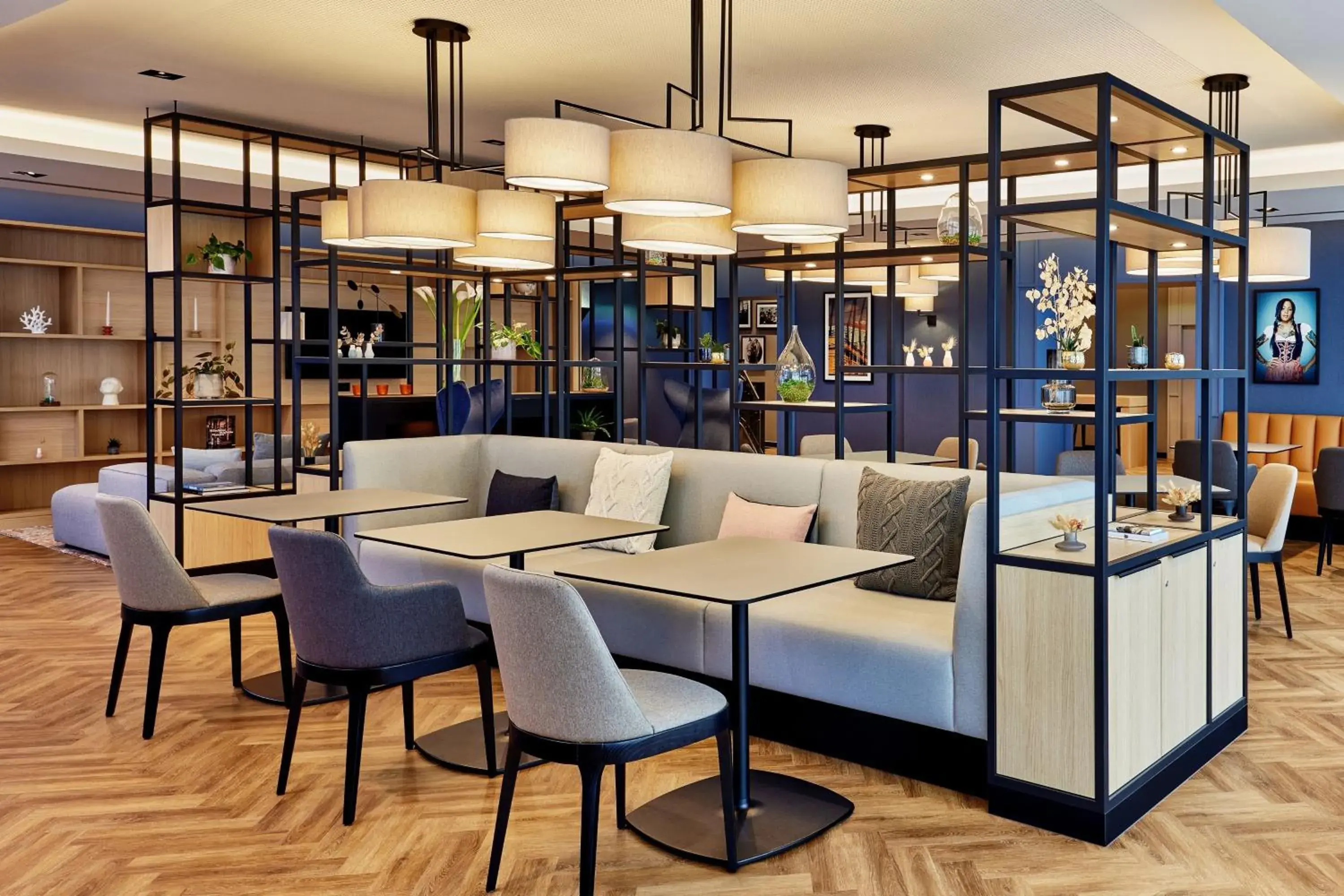 Living room, Lounge/Bar in Residence Inn by Marriott Munich Central