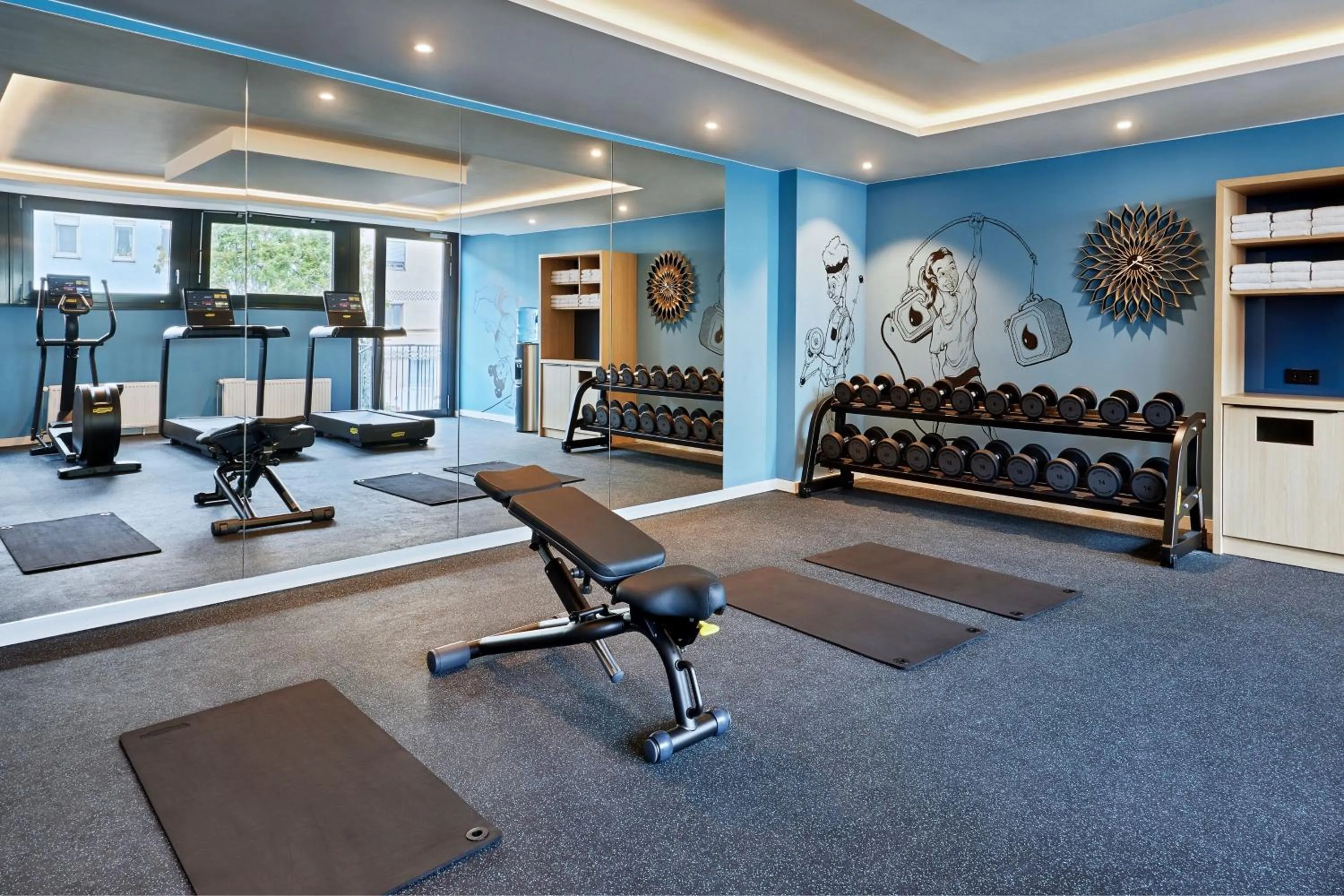 Fitness centre/facilities in Residence Inn by Marriott Munich Central