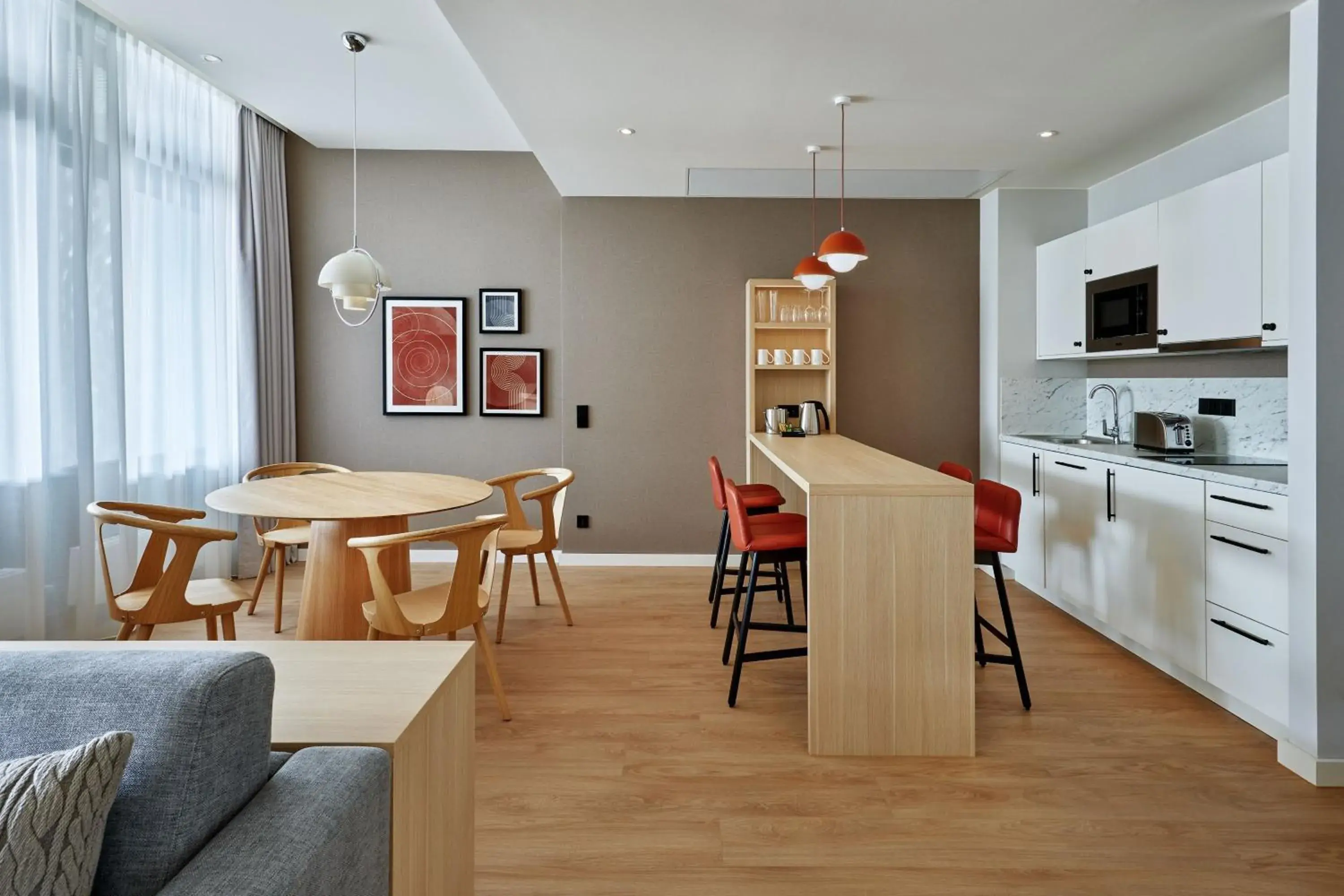 Kitchen or kitchenette in Residence Inn by Marriott Munich Central