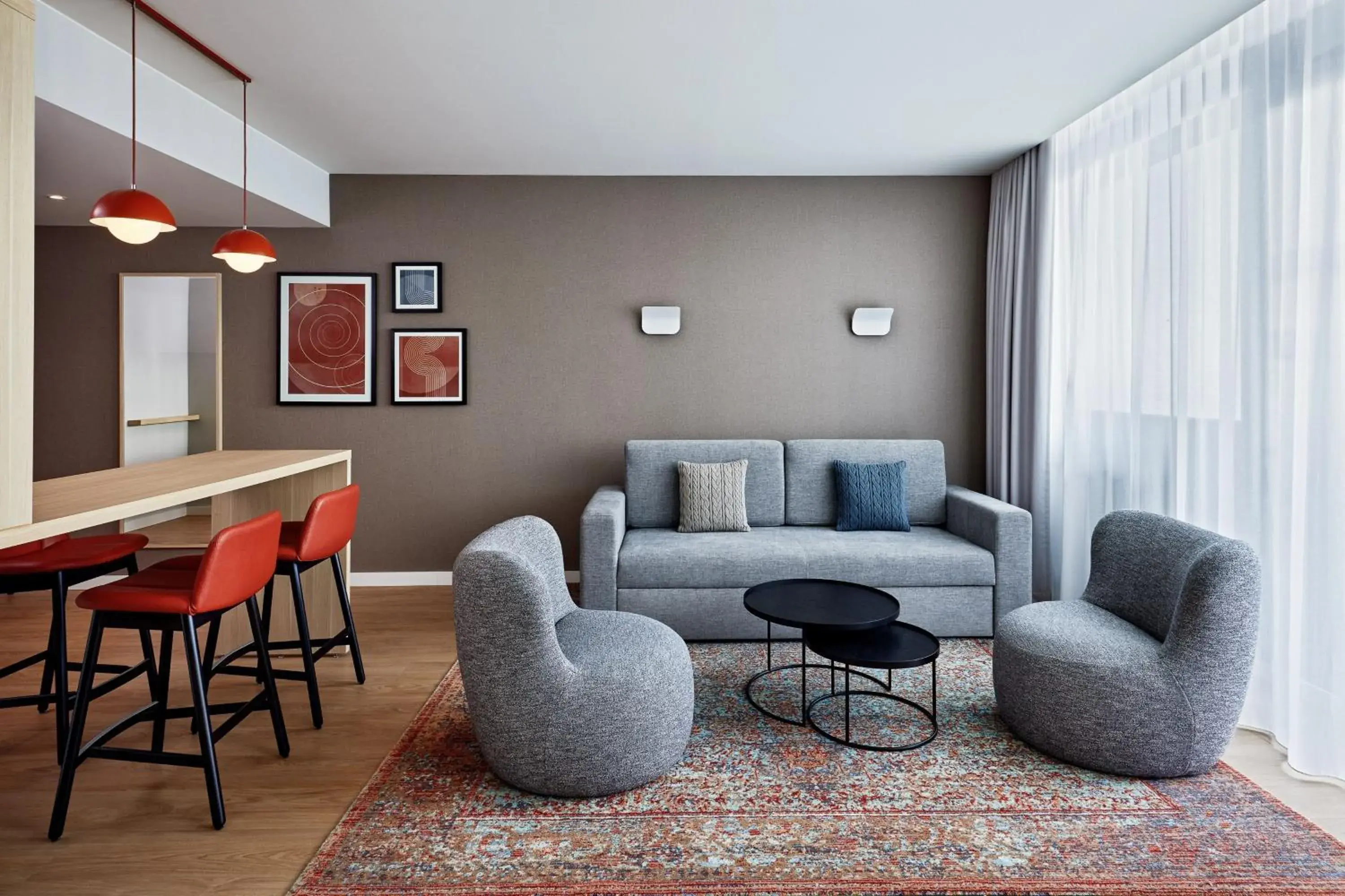 Living room, Seating Area in Residence Inn by Marriott Munich Central