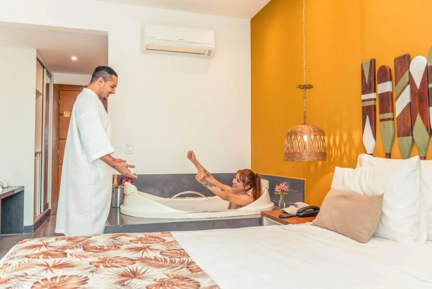 Bed in Hotel Paradiso del Sol