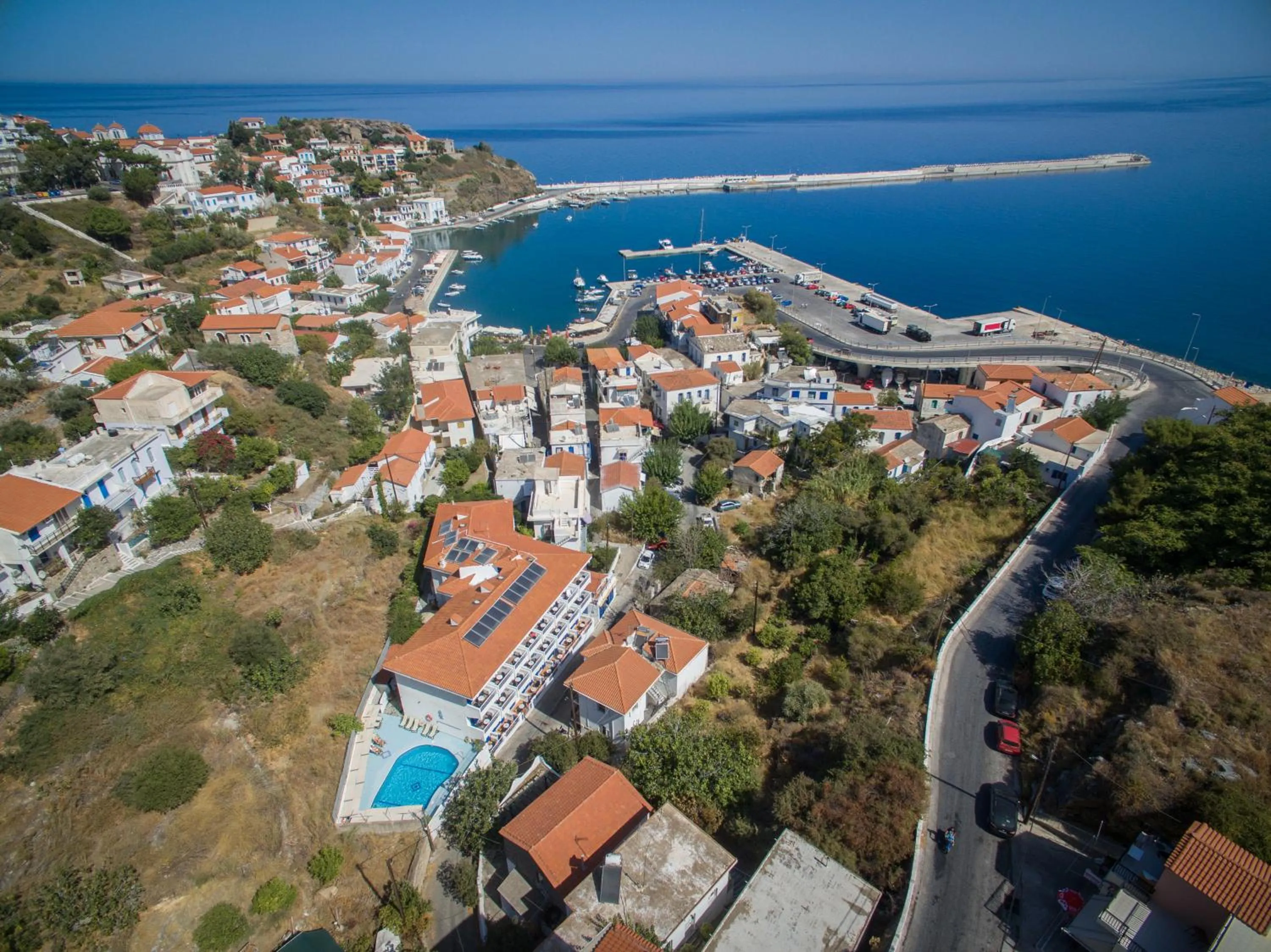 Bird's eye view in Atheras