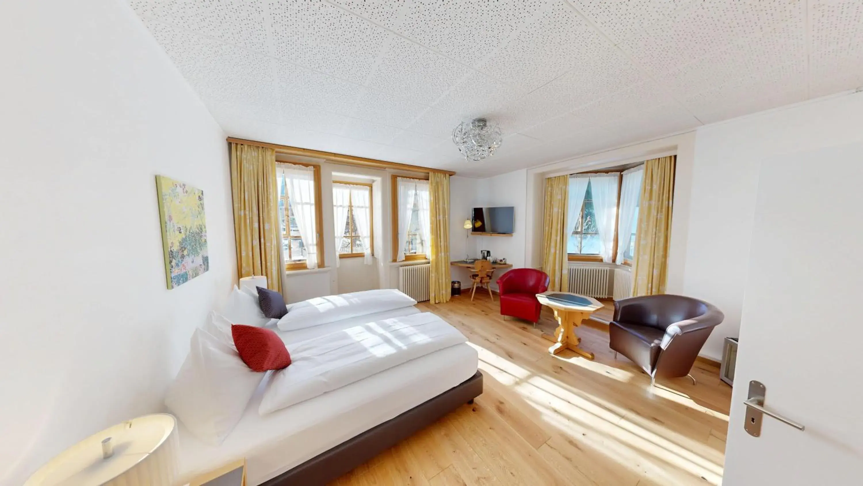 Bed in Schweizerhaus Swiss Quality Hotel Bed in Schweizerhaus Swiss Quality Hotel