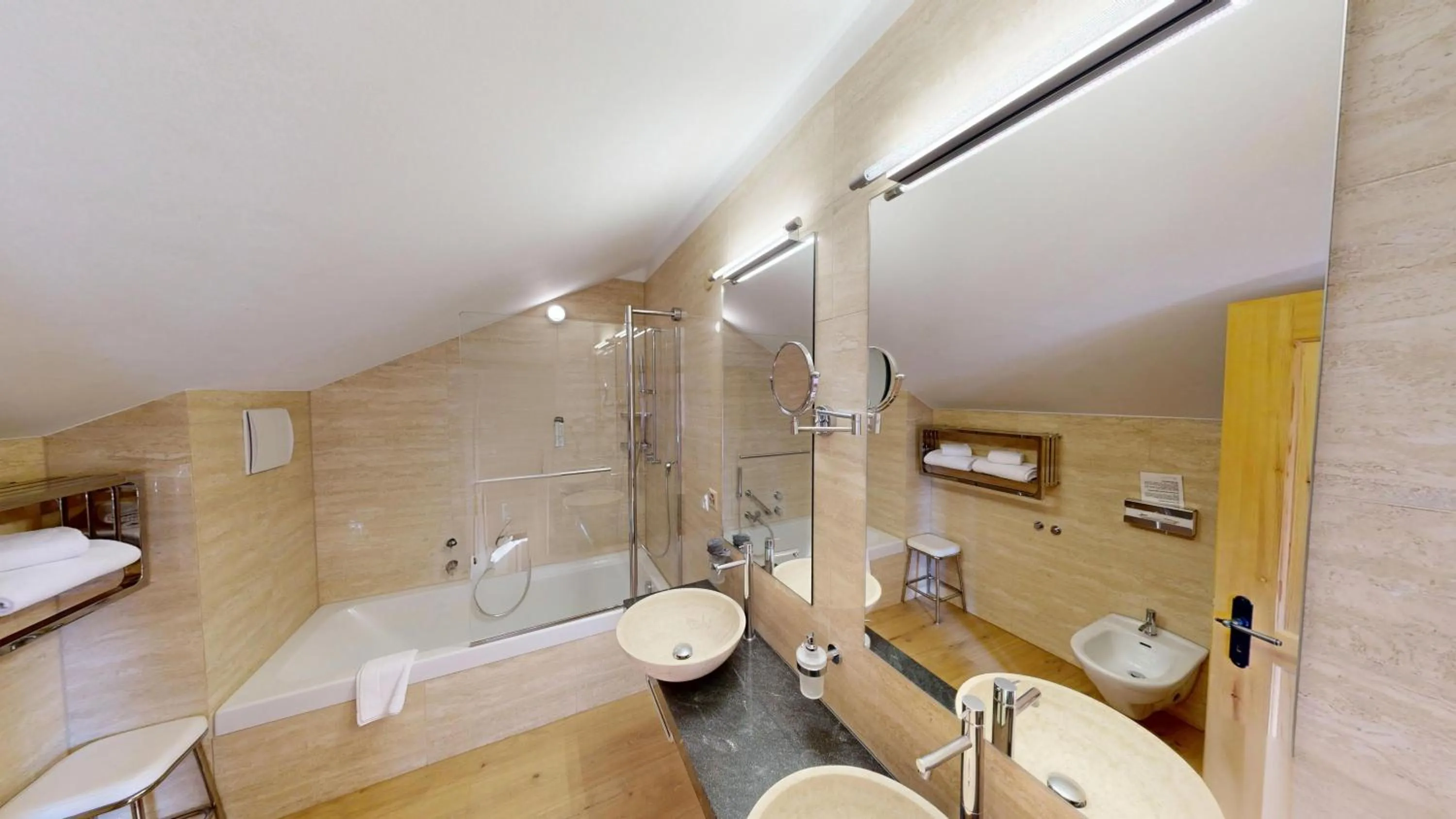 Bathroom in Schweizerhaus Swiss Quality Hotel