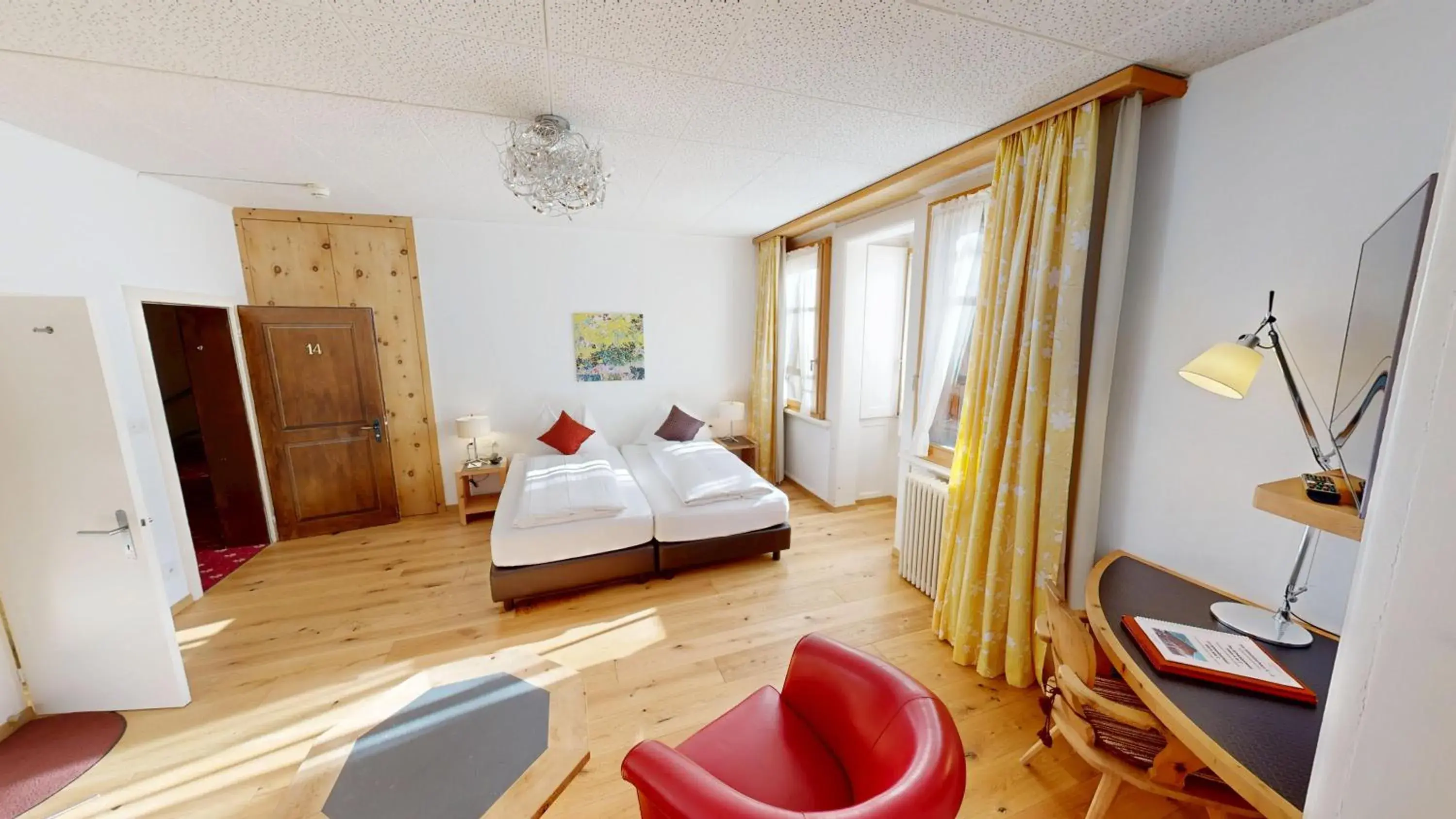 Bed in Schweizerhaus Swiss Quality Hotel Bed in Schweizerhaus Swiss Quality Hotel