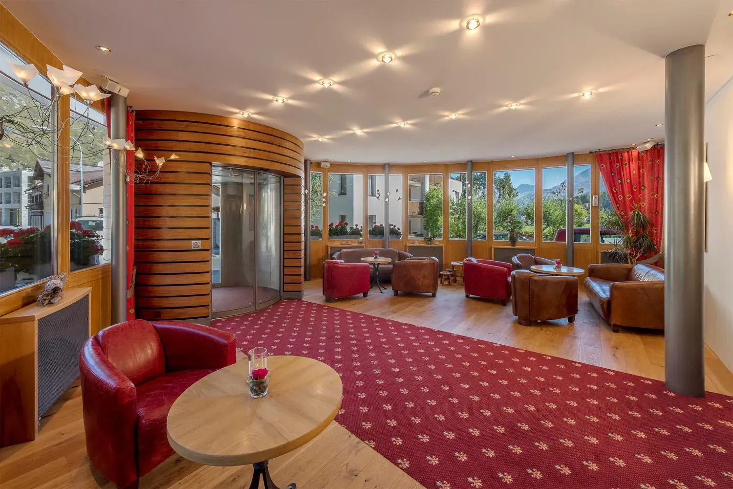 Lobby or reception in Schweizerhaus Swiss Quality Hotel Lobby or reception in Schweizerhaus Swiss Quality Hotel