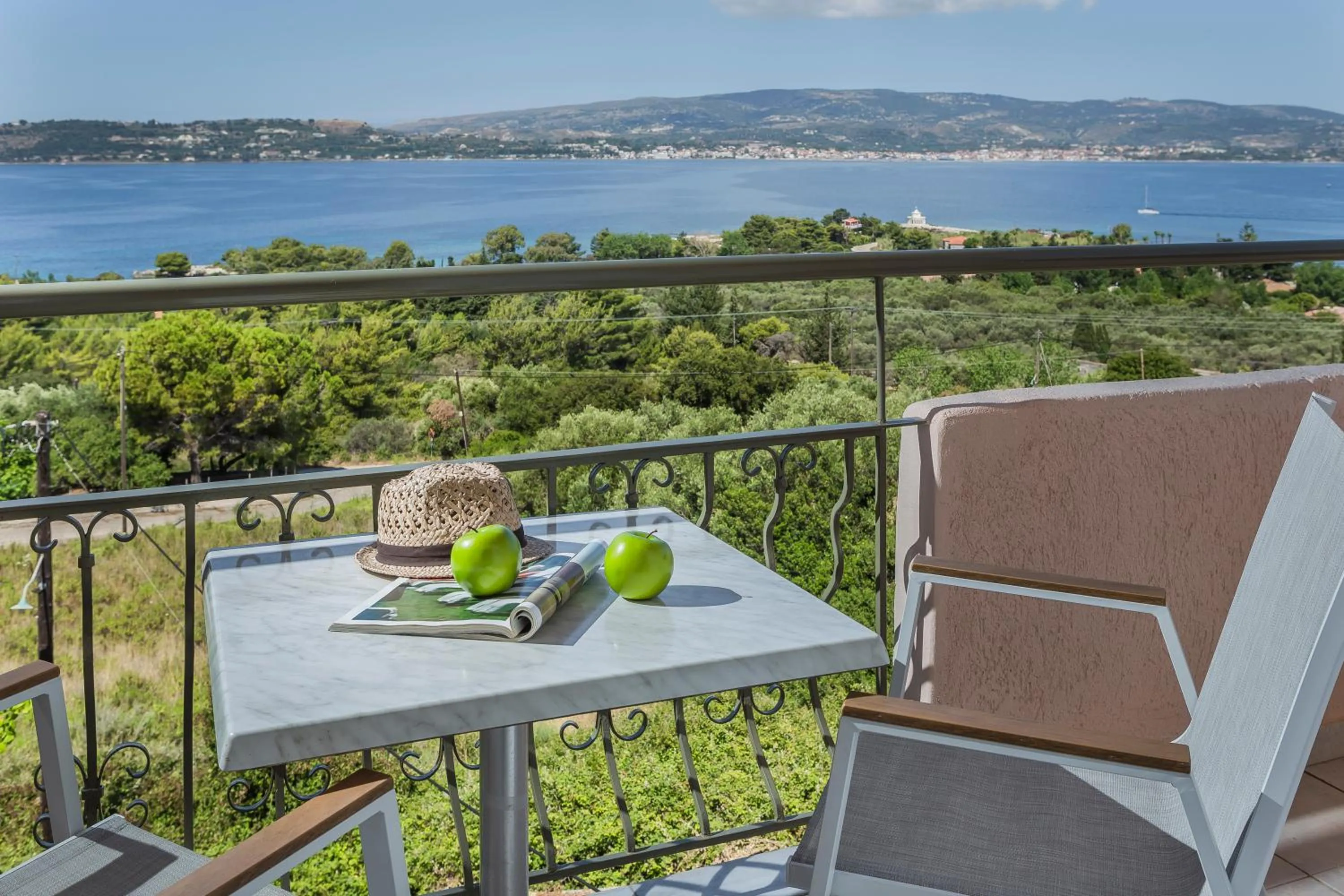 Balcony/Terrace in Panorama Fanari studios and apartments