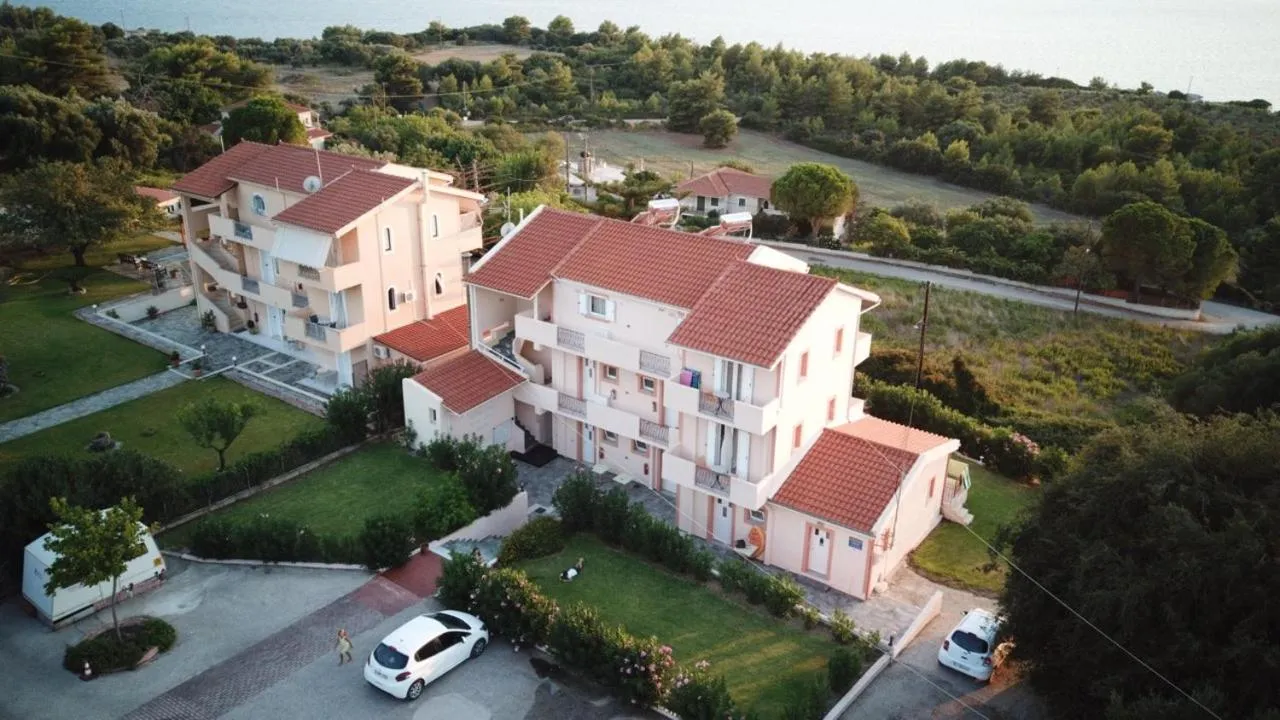 Bird's eye view in Panorama Fanari studios and apartments