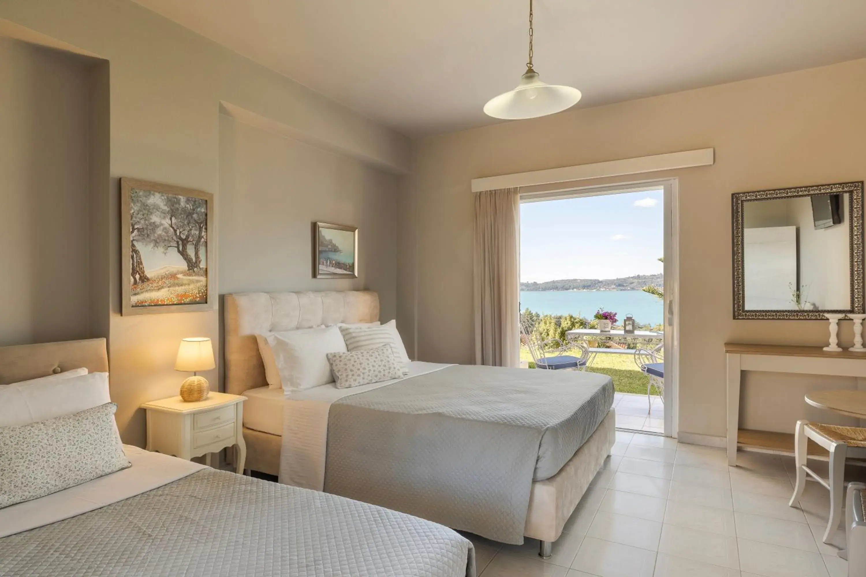 Standard Room with Sea View in Panorama Fanari studios and apartments Standard Room with Sea View in Panorama Fanari studios and apartments