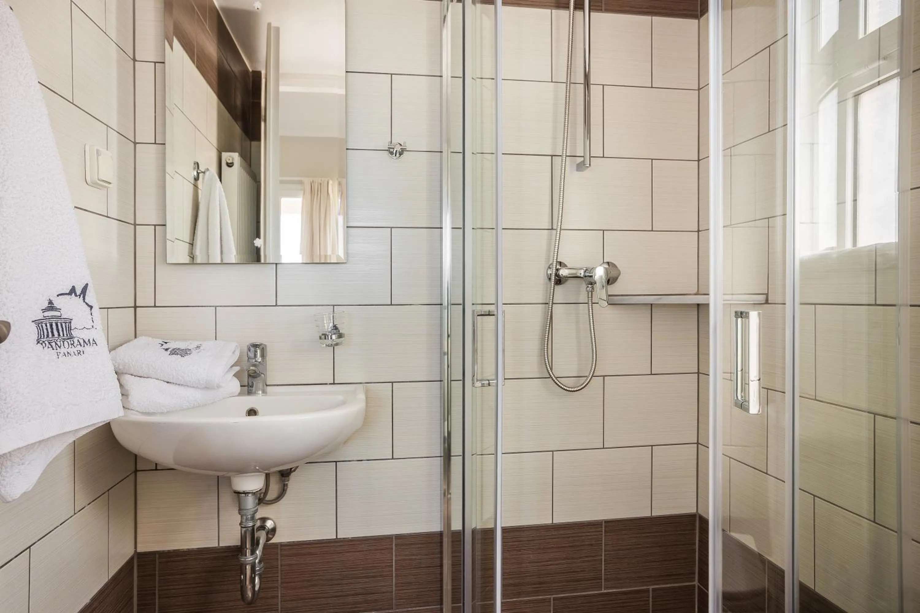 Bathroom in Panorama Fanari studios and apartments