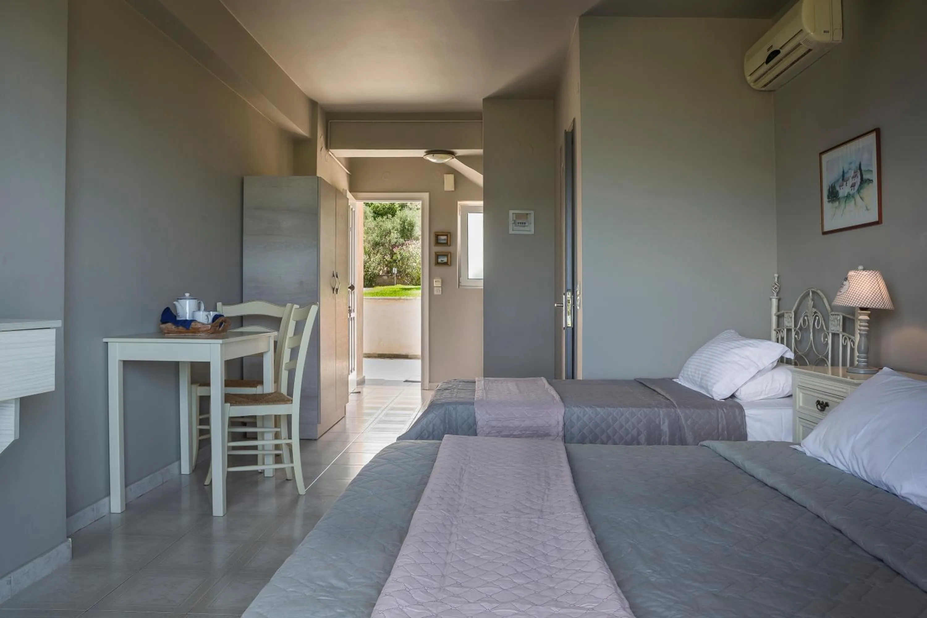 Bedroom in Panorama Fanari studios and apartments