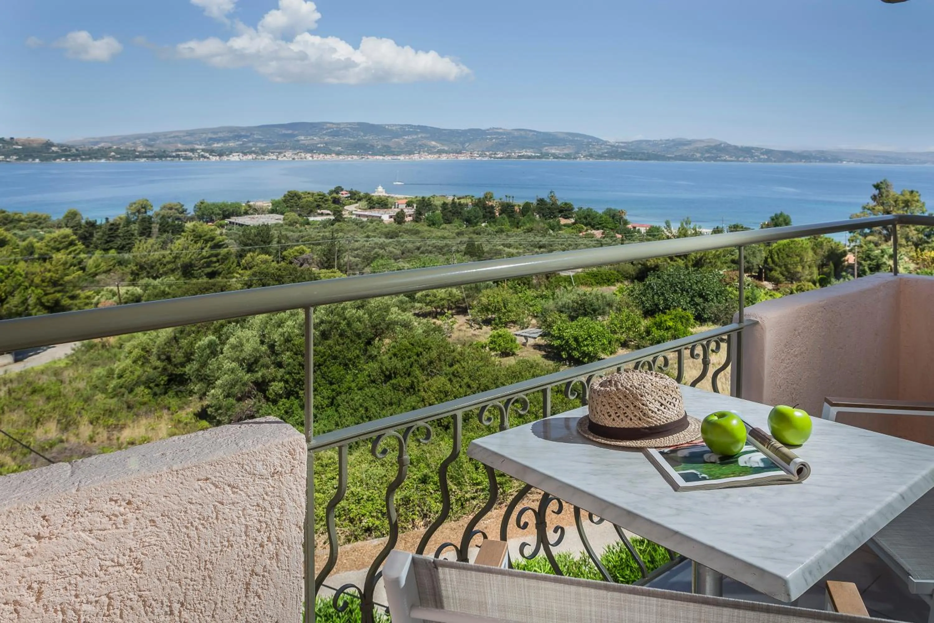 Balcony/Terrace in Panorama Fanari studios and apartments