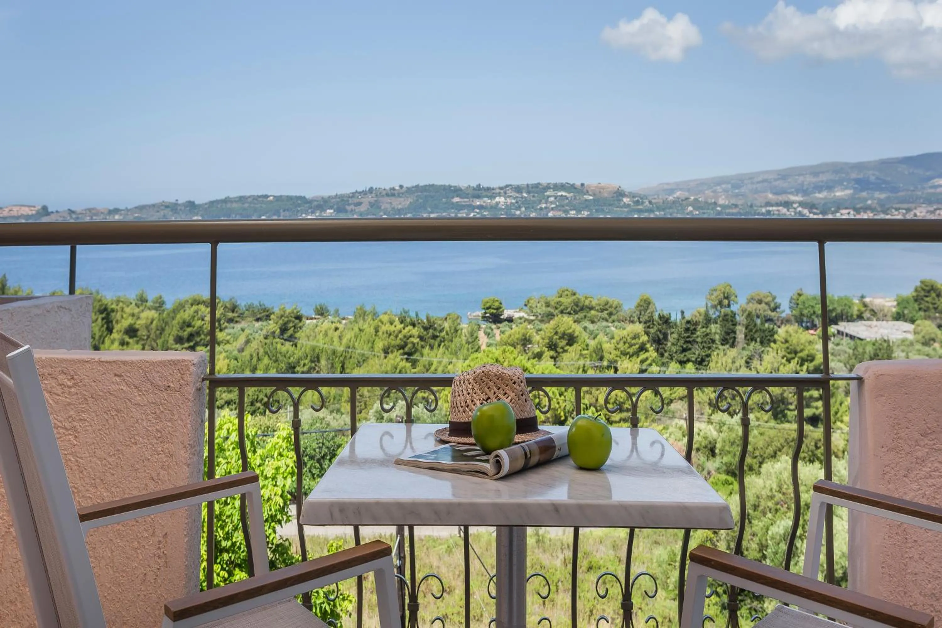 Balcony/Terrace in Panorama Fanari studios and apartments