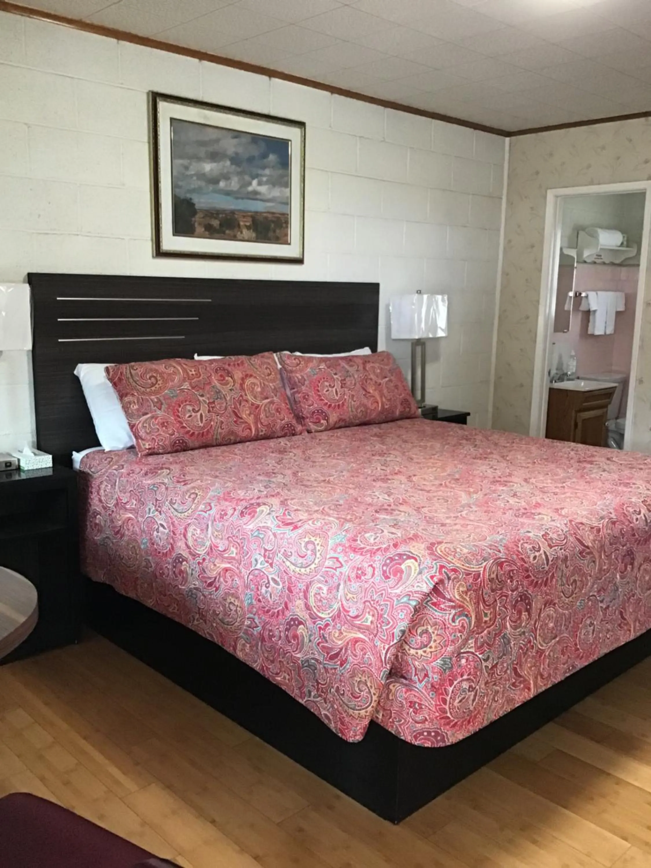 Bed in Starlight Motel