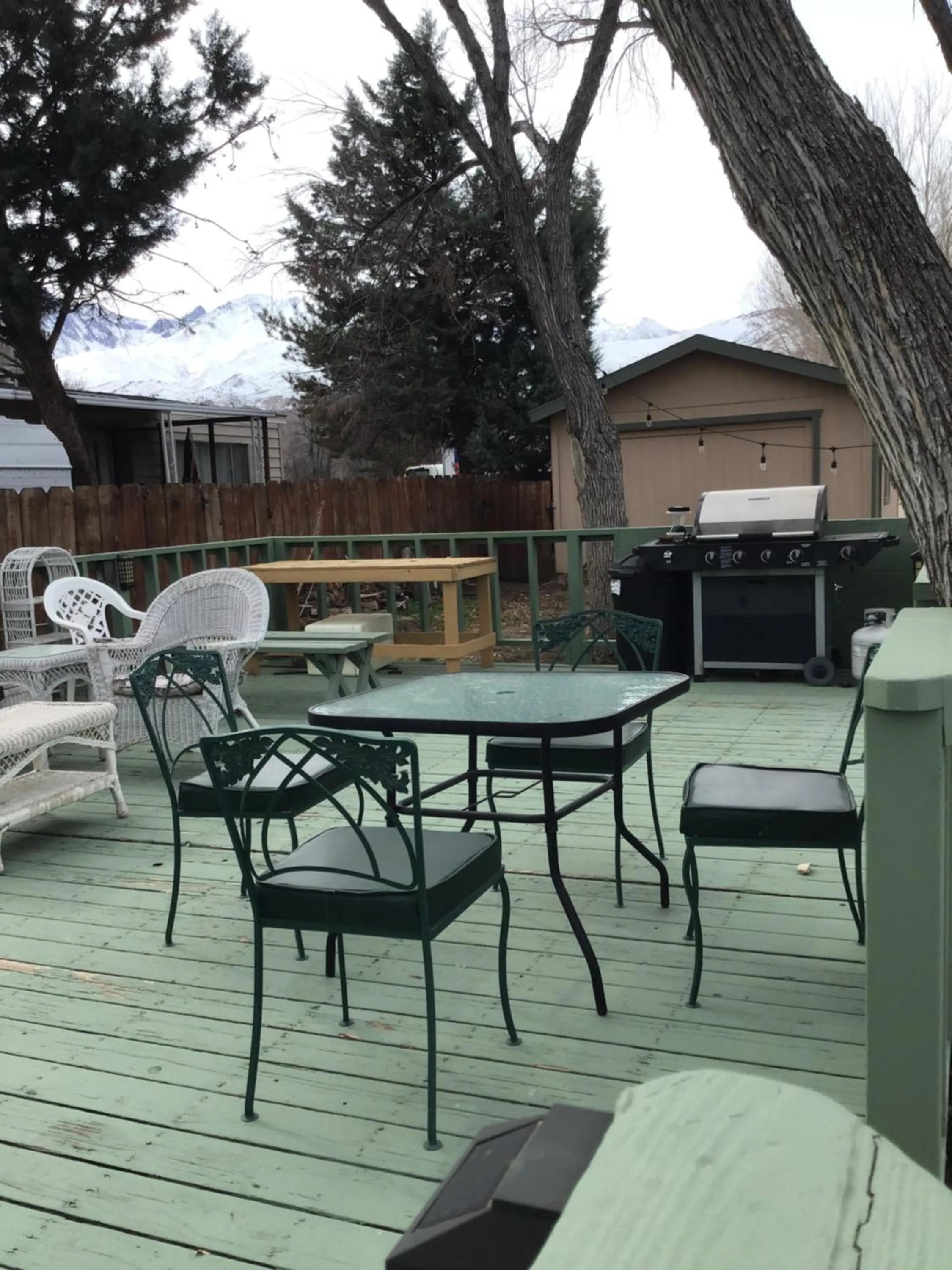 Patio in Starlight Motel